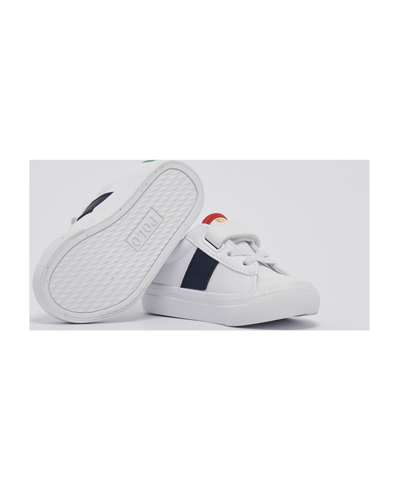 Polo Ralph Lauren Ryley Sneakers Sneaker - BIANCO-BLU-VERDE シューズ