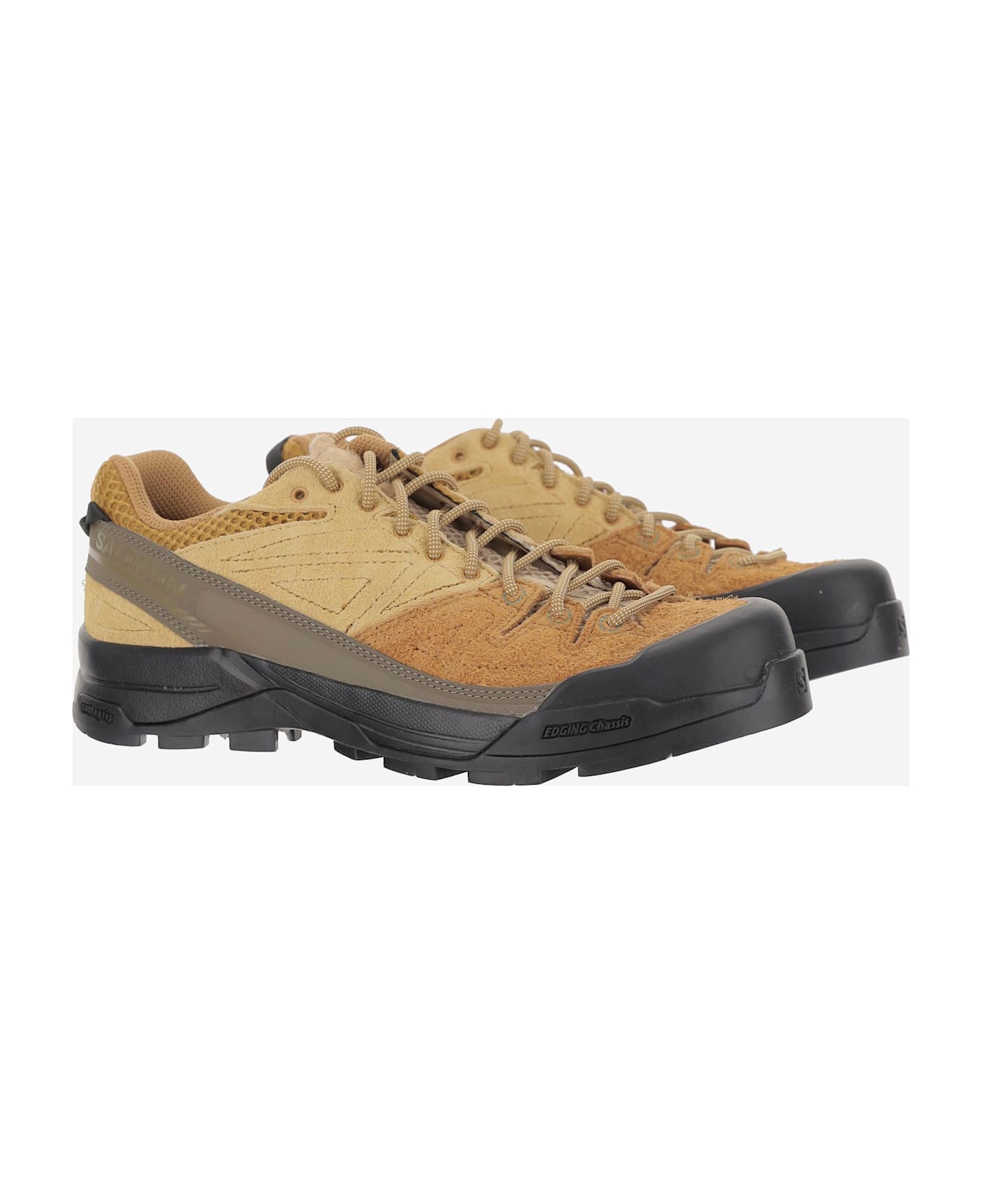 Salomon X-alp Suede Sneakers - Beige
