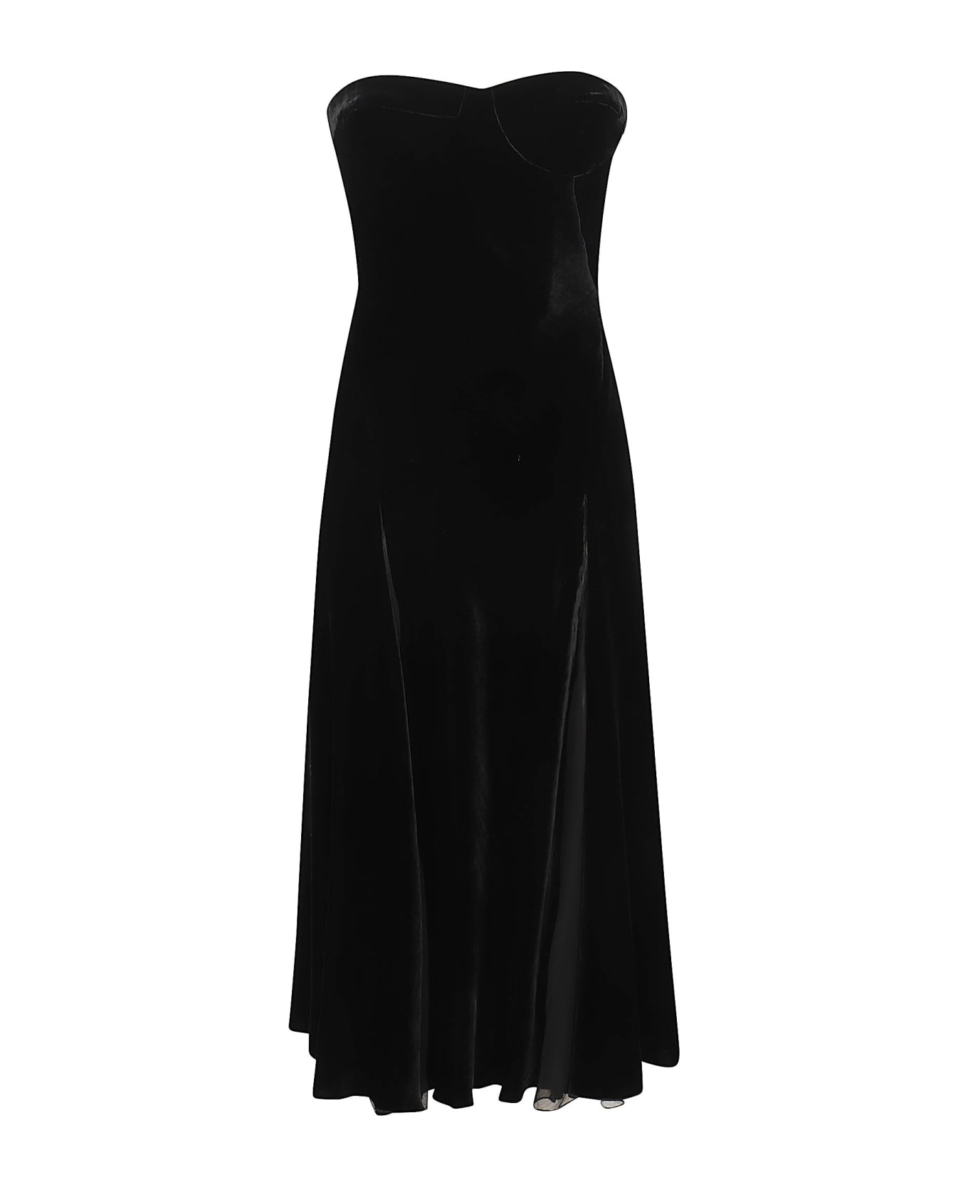 Ermanno Scervino Long Dress - Black
