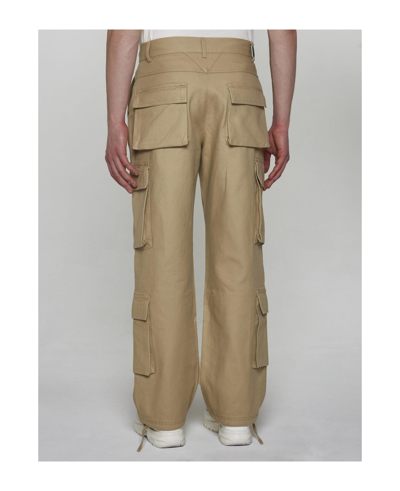 REPRESENT Cotton Baggy Cargo Pants - Sandstone
