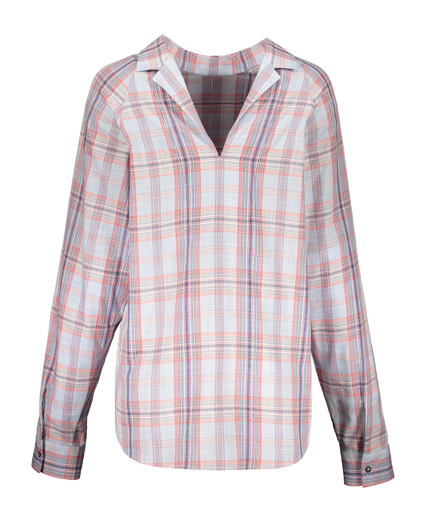 Cedric Charlier Cotton Blouse - Multicolor