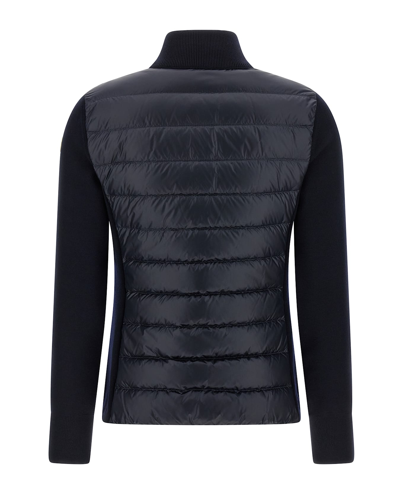 Moncler Two-material Cardigan - Blue
