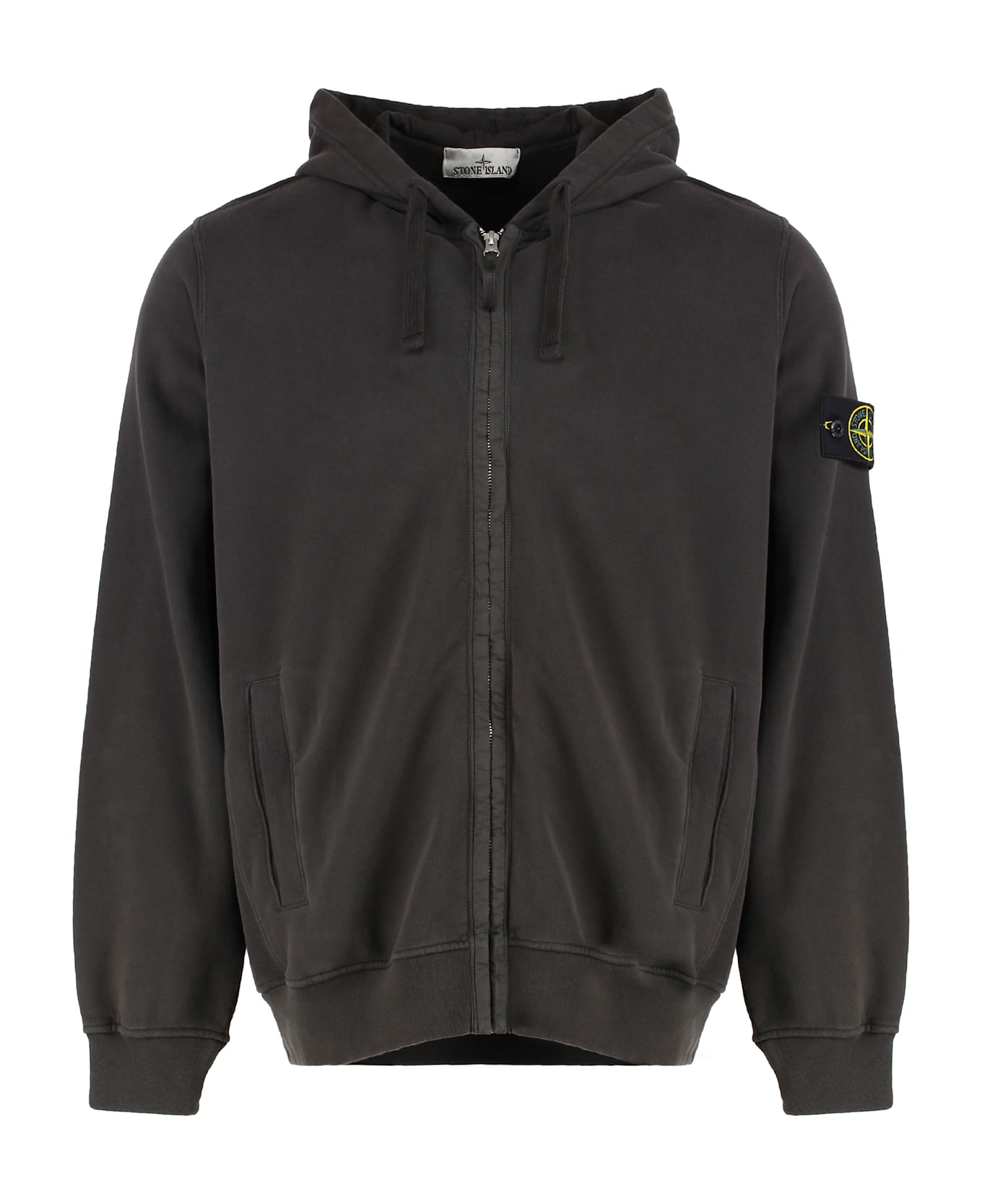 Stone Island Full Zip Hoodie - grey