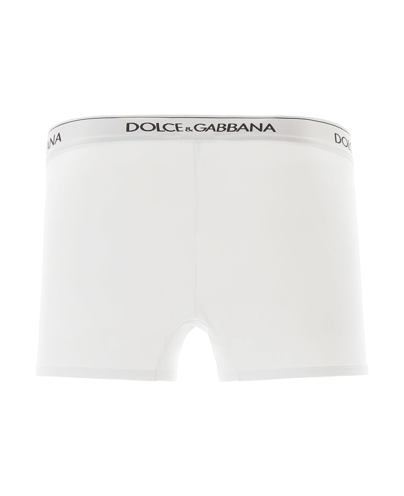 Dolce & Gabbana Pack Of Two Boxers - White