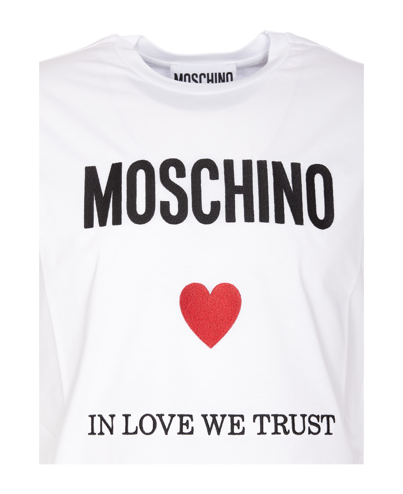 Moschino In Love We Trust T-shirt - White