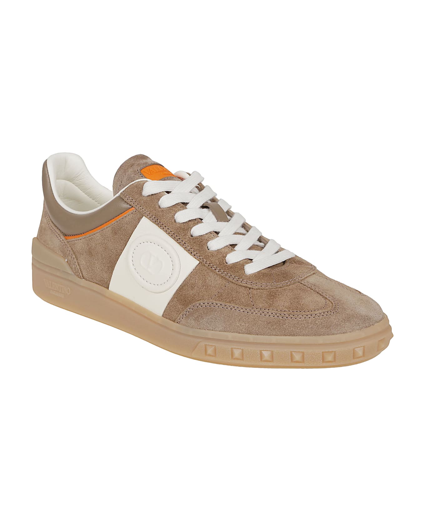 Valentino Garavani Sneaker Upvillage - Bsb Dark Khaki Ivory Pumpkin