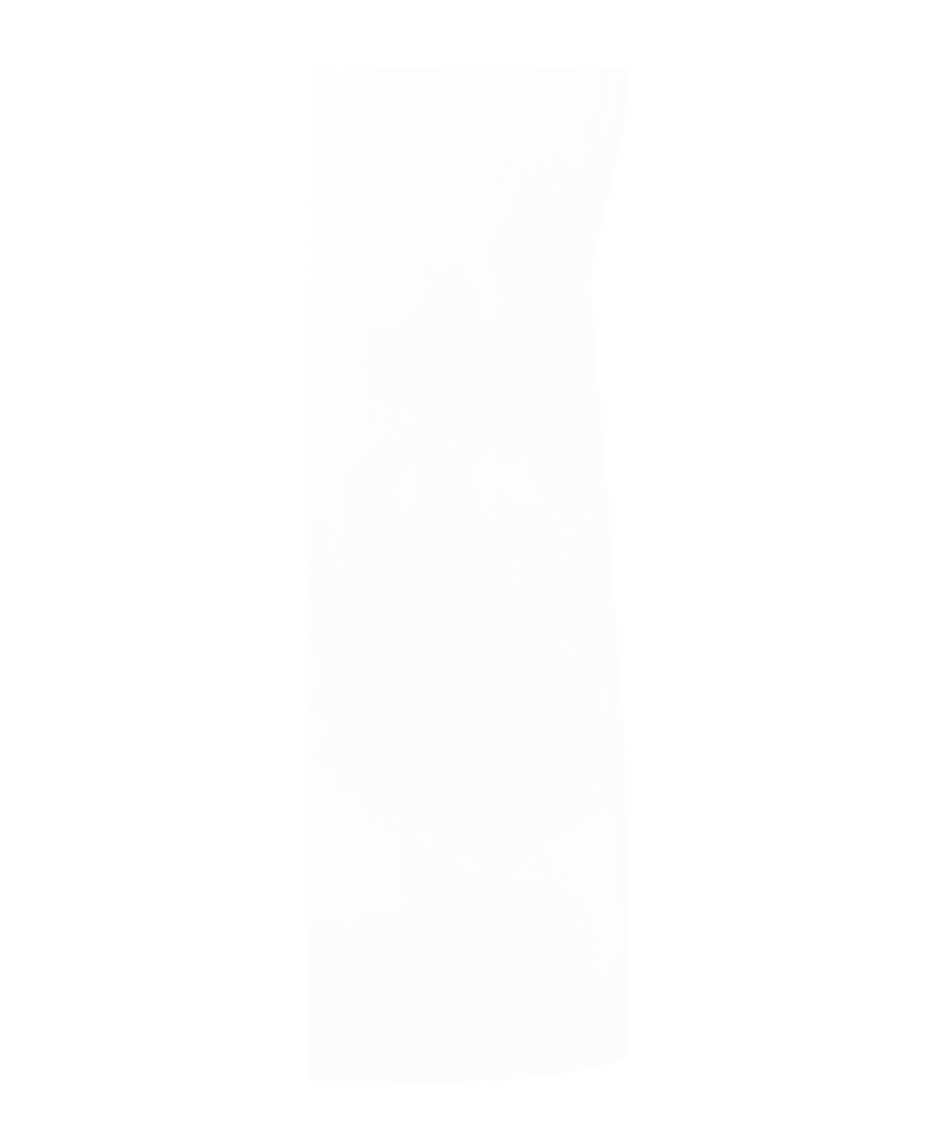 MM6 Maison Margiela White Cover-up For Girl With Black Logo - White