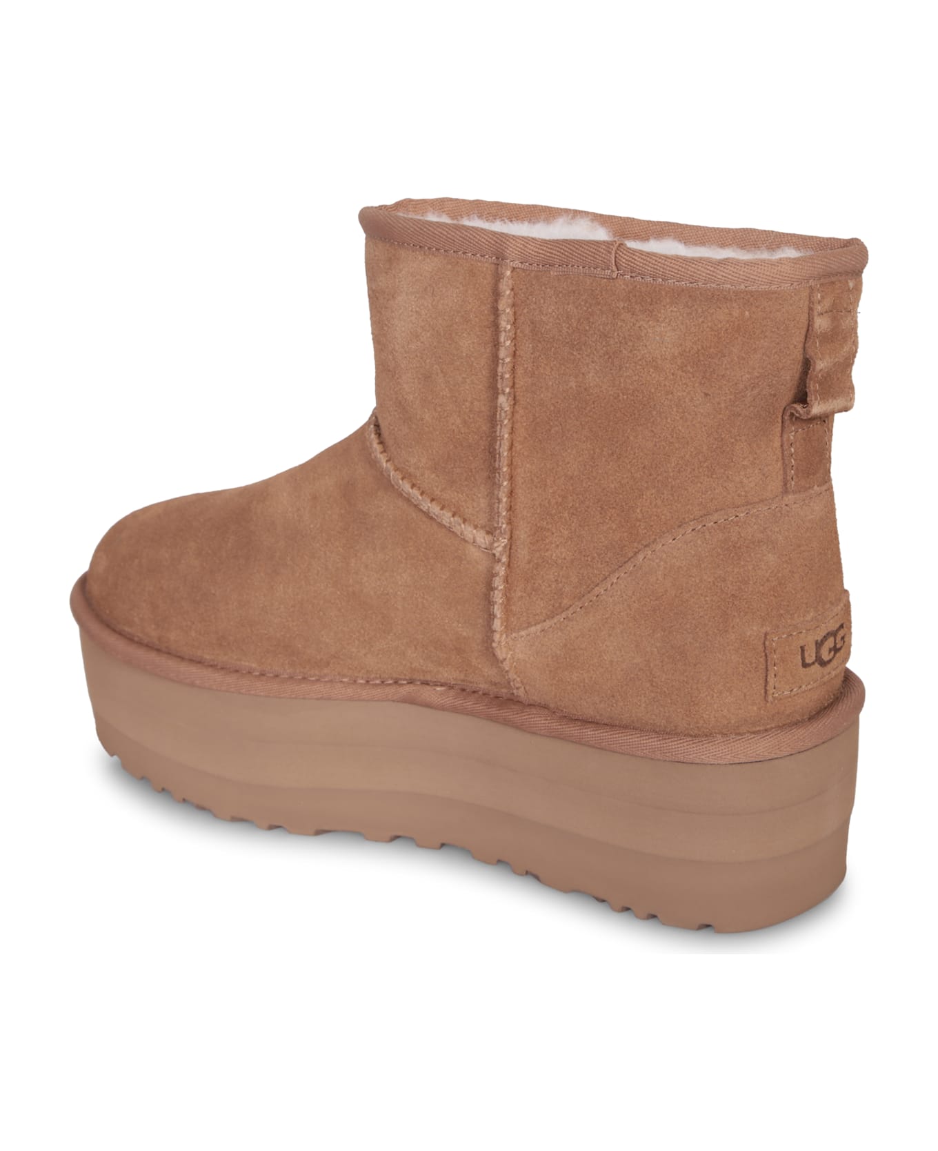 UGG Classic Mini Platform Chestnut Boot - Brown