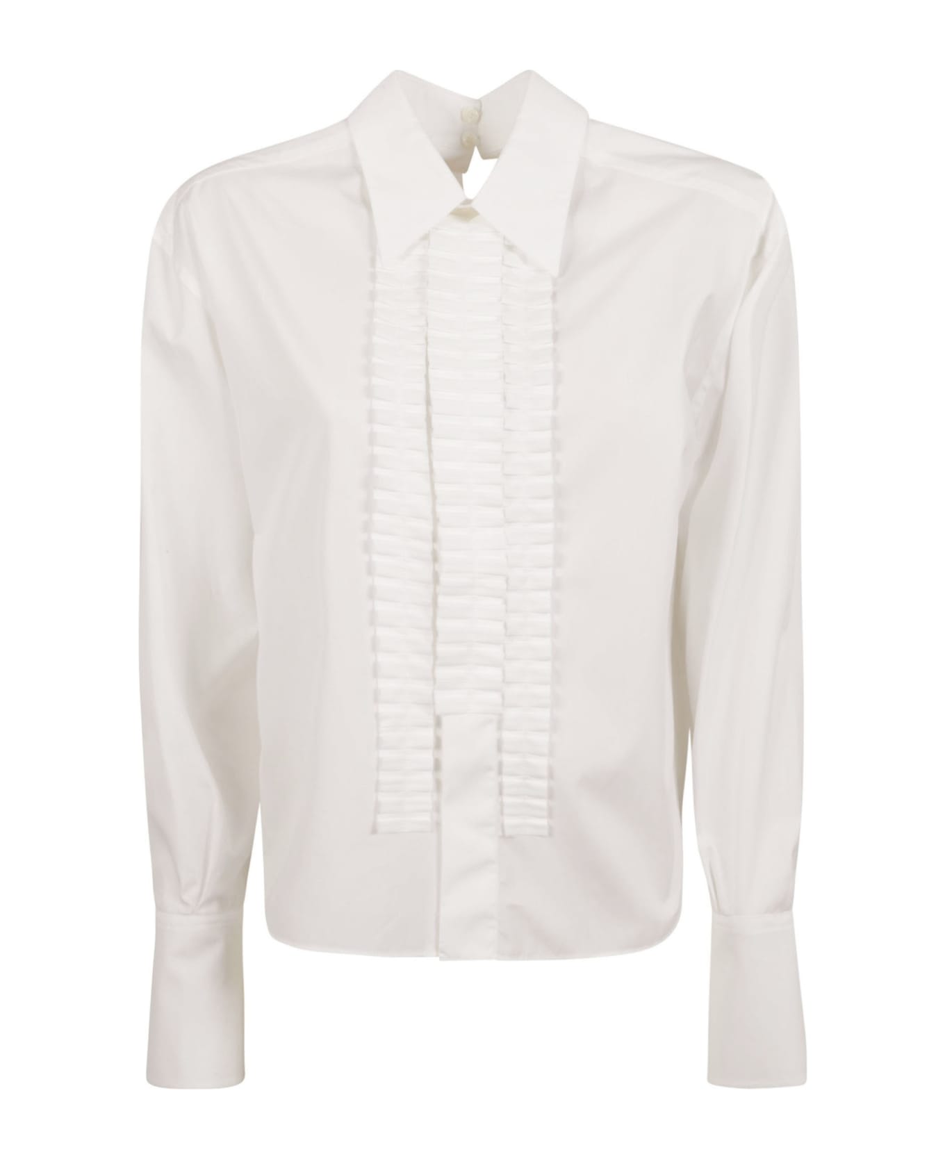 Marni Pleat Detail Shirt - Lily White