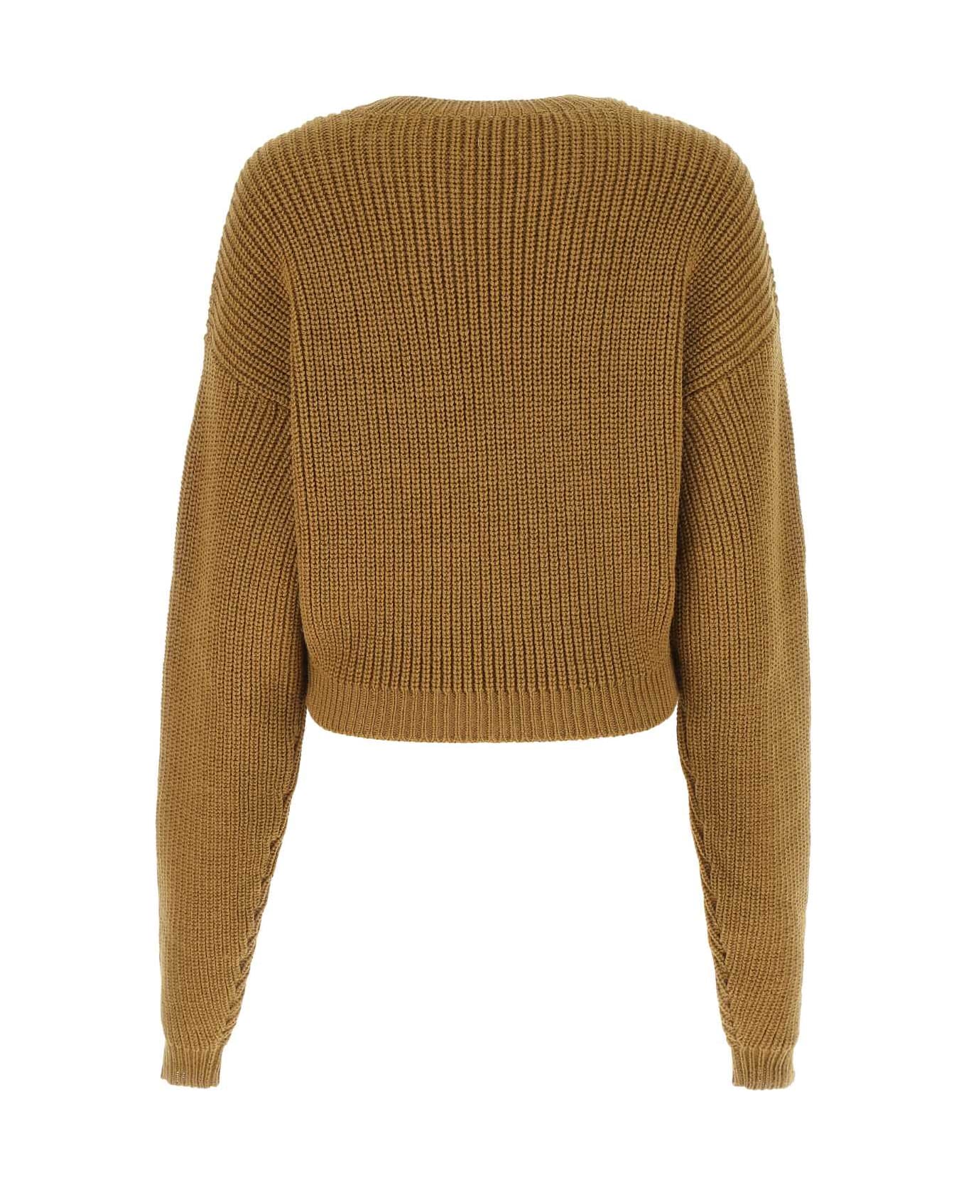Quira Brown Wool Sweater - Q0031