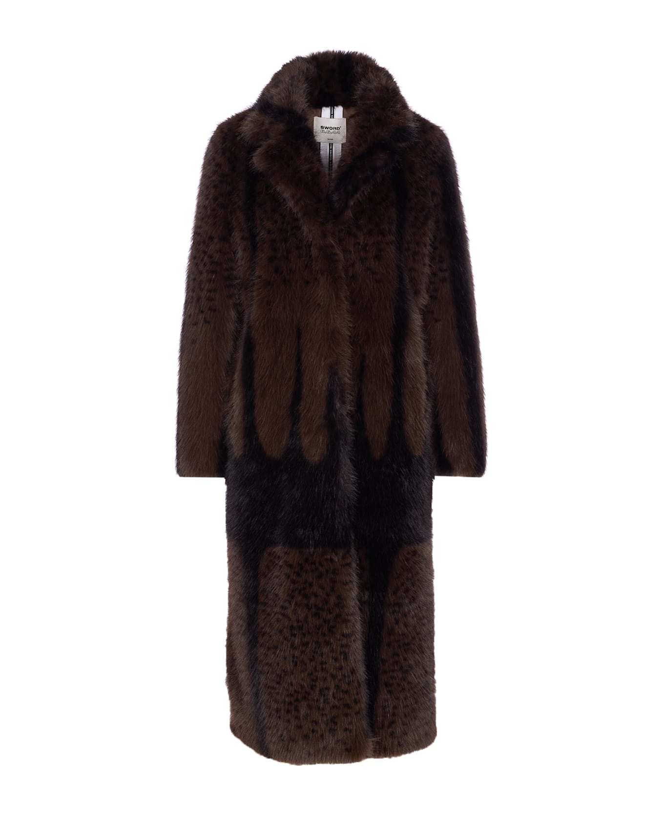 S.W.O.R.D 6.6.44 Faux Fur Coat - Brown