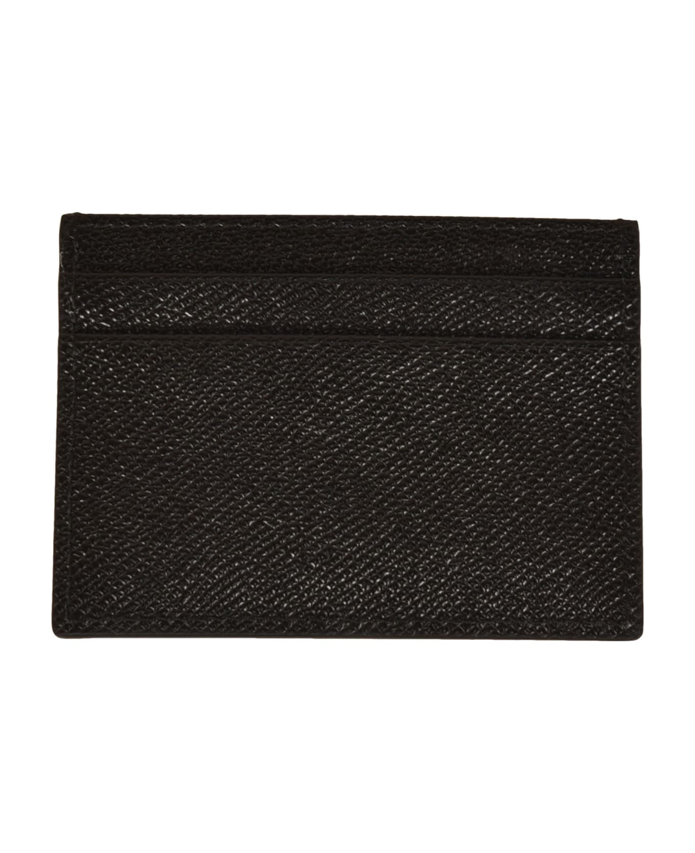 Dolce & Gabbana Logo Plaque Card Holder - Black