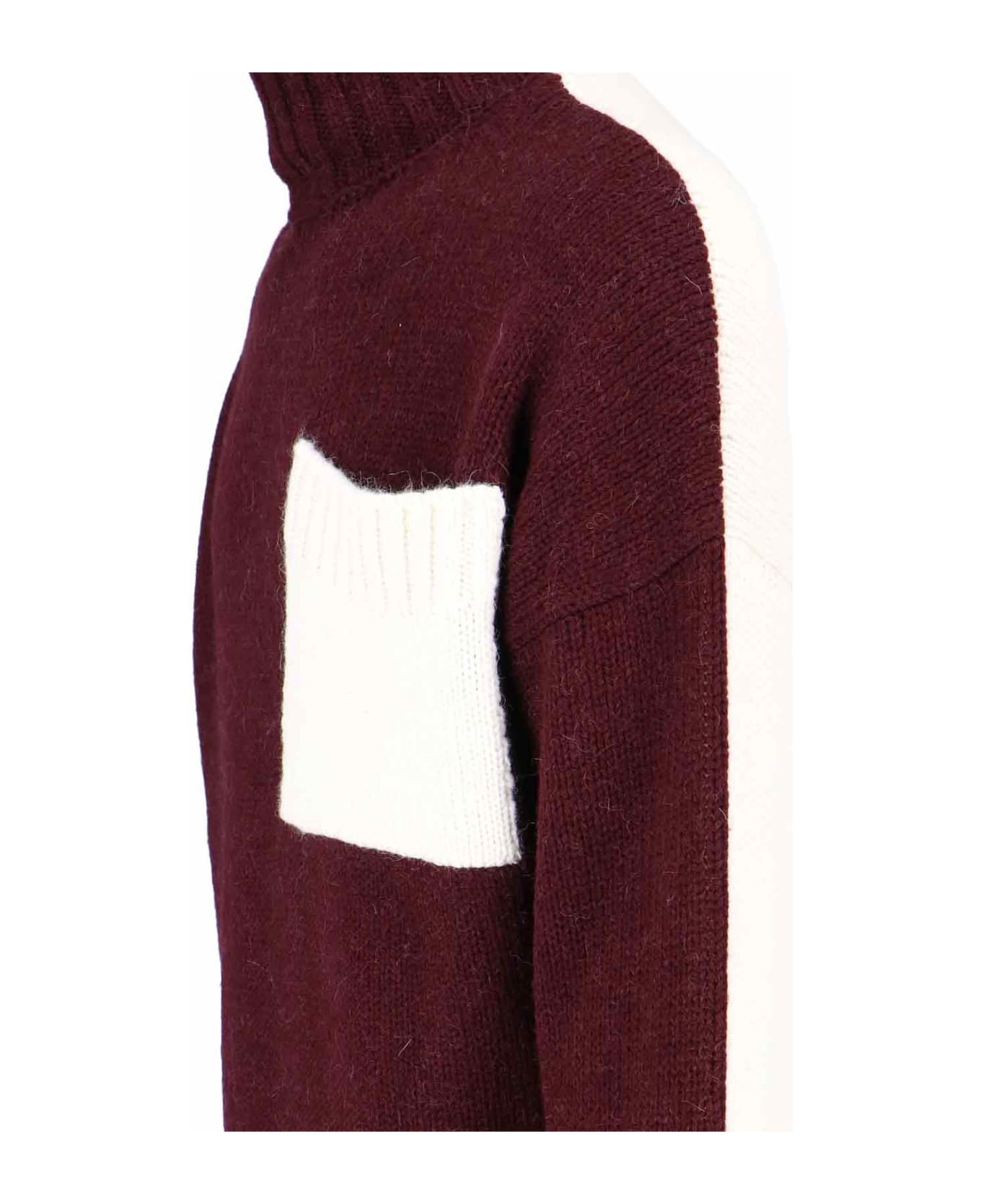 J.W. Anderson 'colorblock' Sweater - Bordeaux