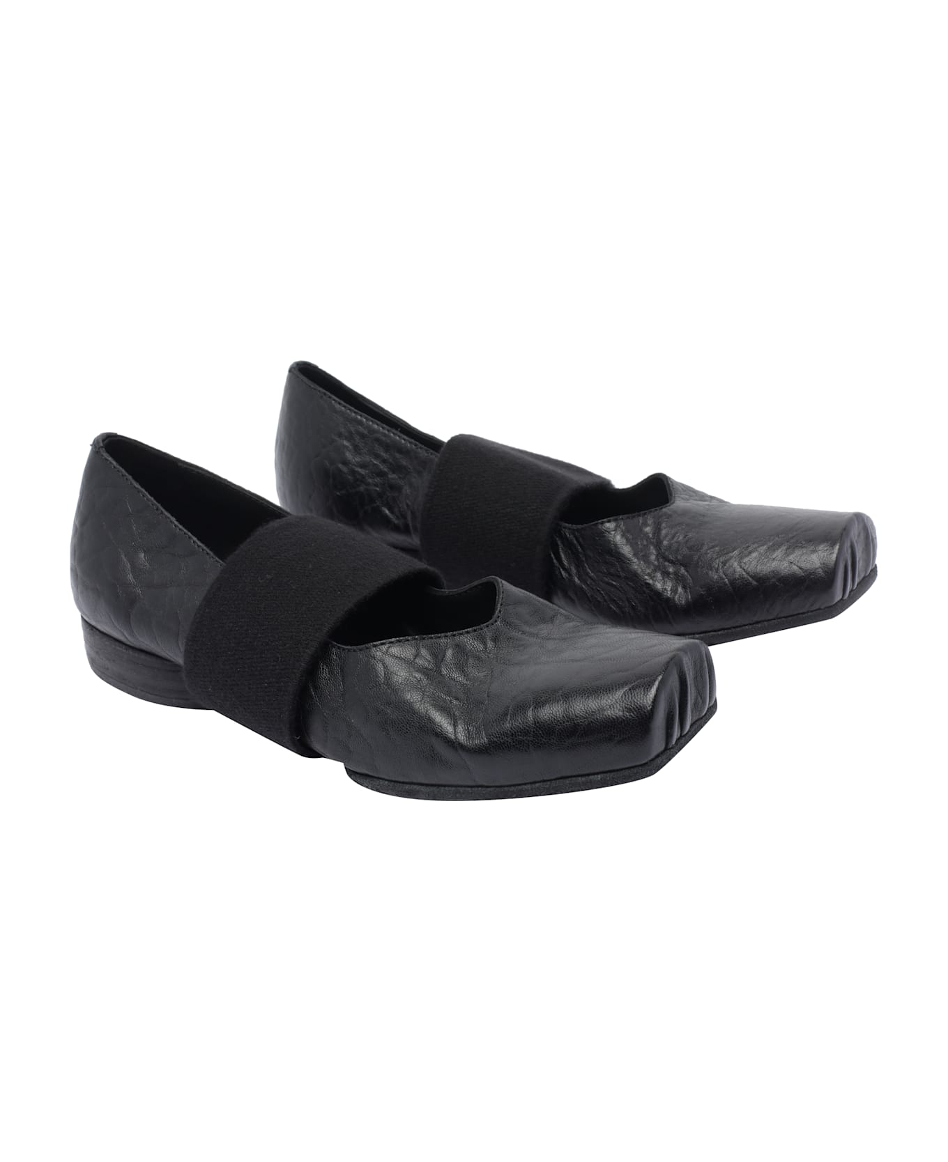 Uma Wang Horsy Flats - Black