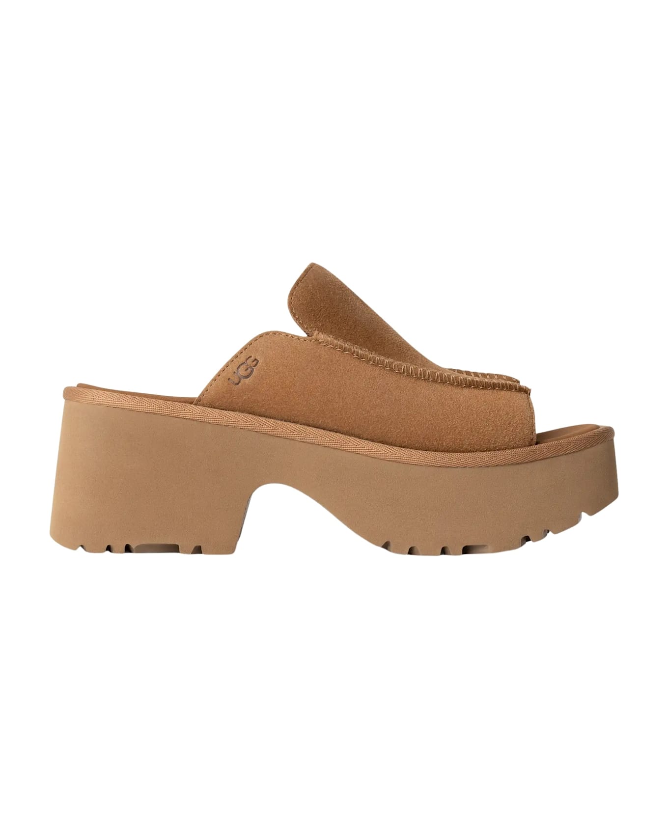 UGG W New Heights Slide - Chestnut