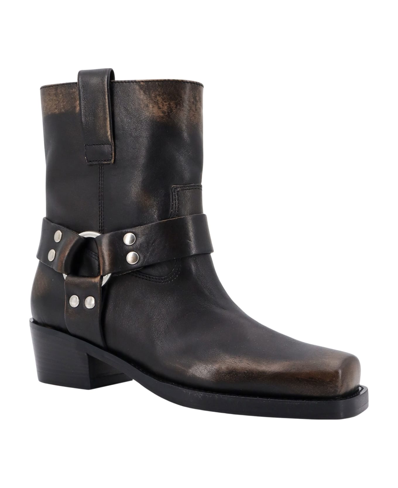 Paris Texas Roxy Ankle Boots - BLACK