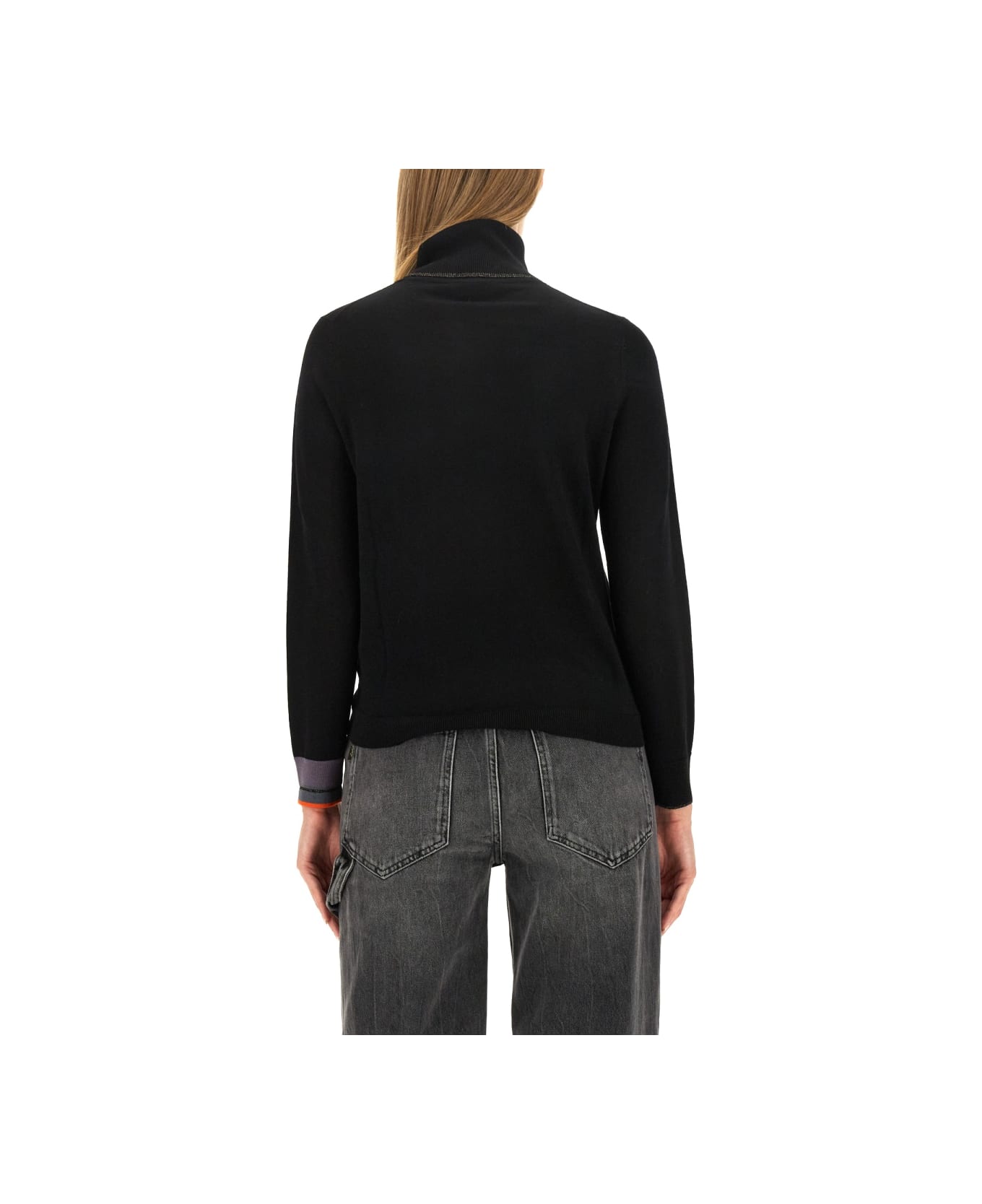 PS by Paul Smith Turtleneck Shirt - BLACK