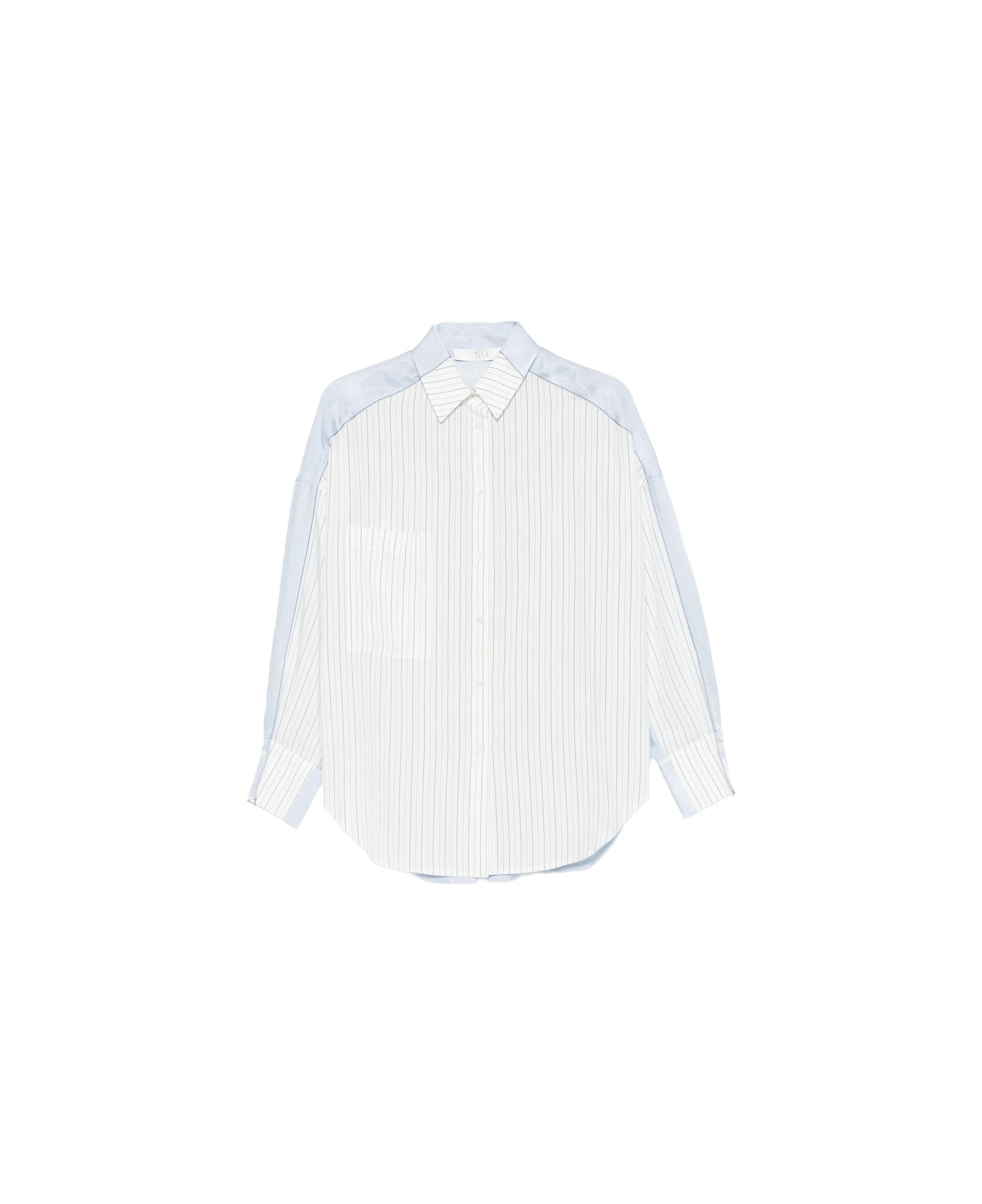 Tela Shirt - WHITE/BLUE