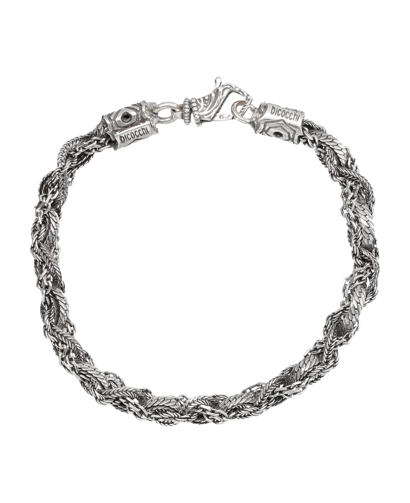 Emanuele Bicocchi Round Braid Small Bracelet - SILVER