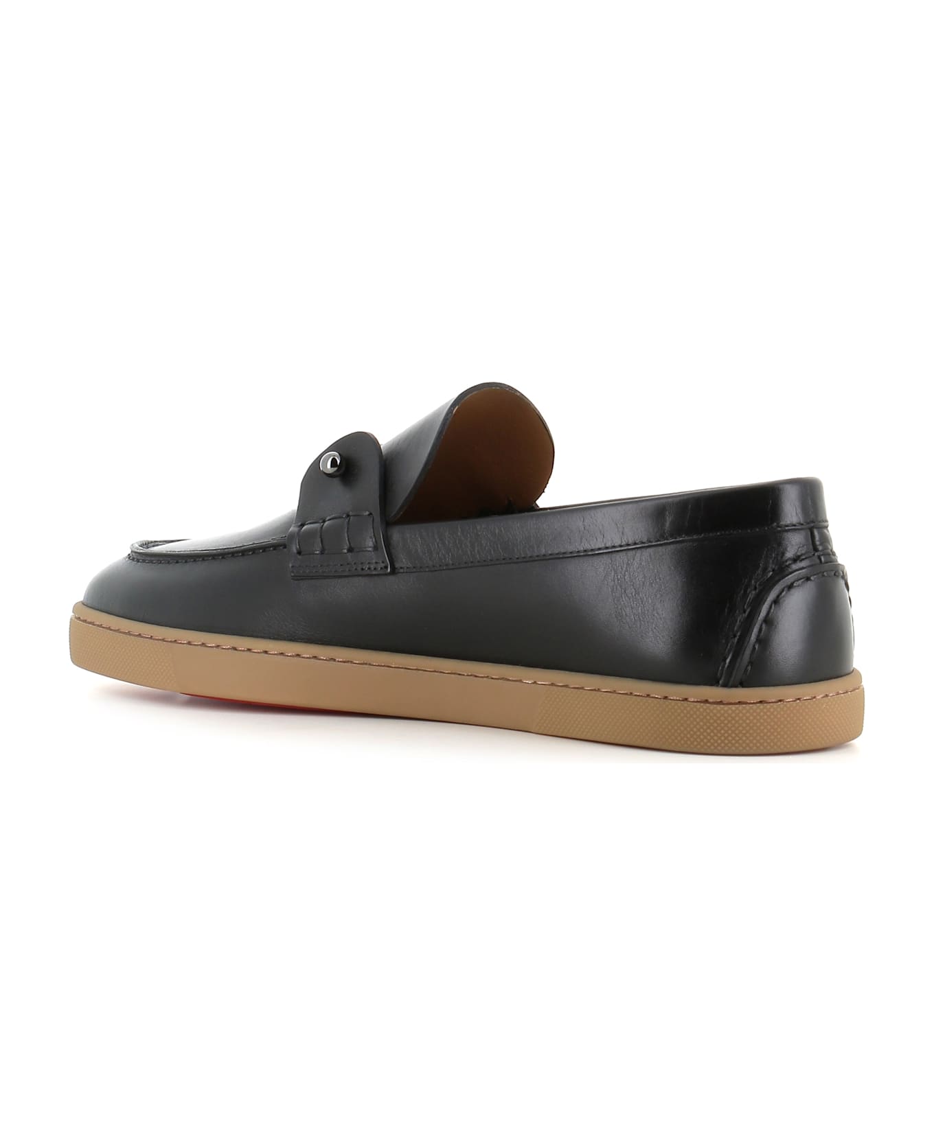 Christian Louboutin Slip-on Chambeliboat Flat - Black