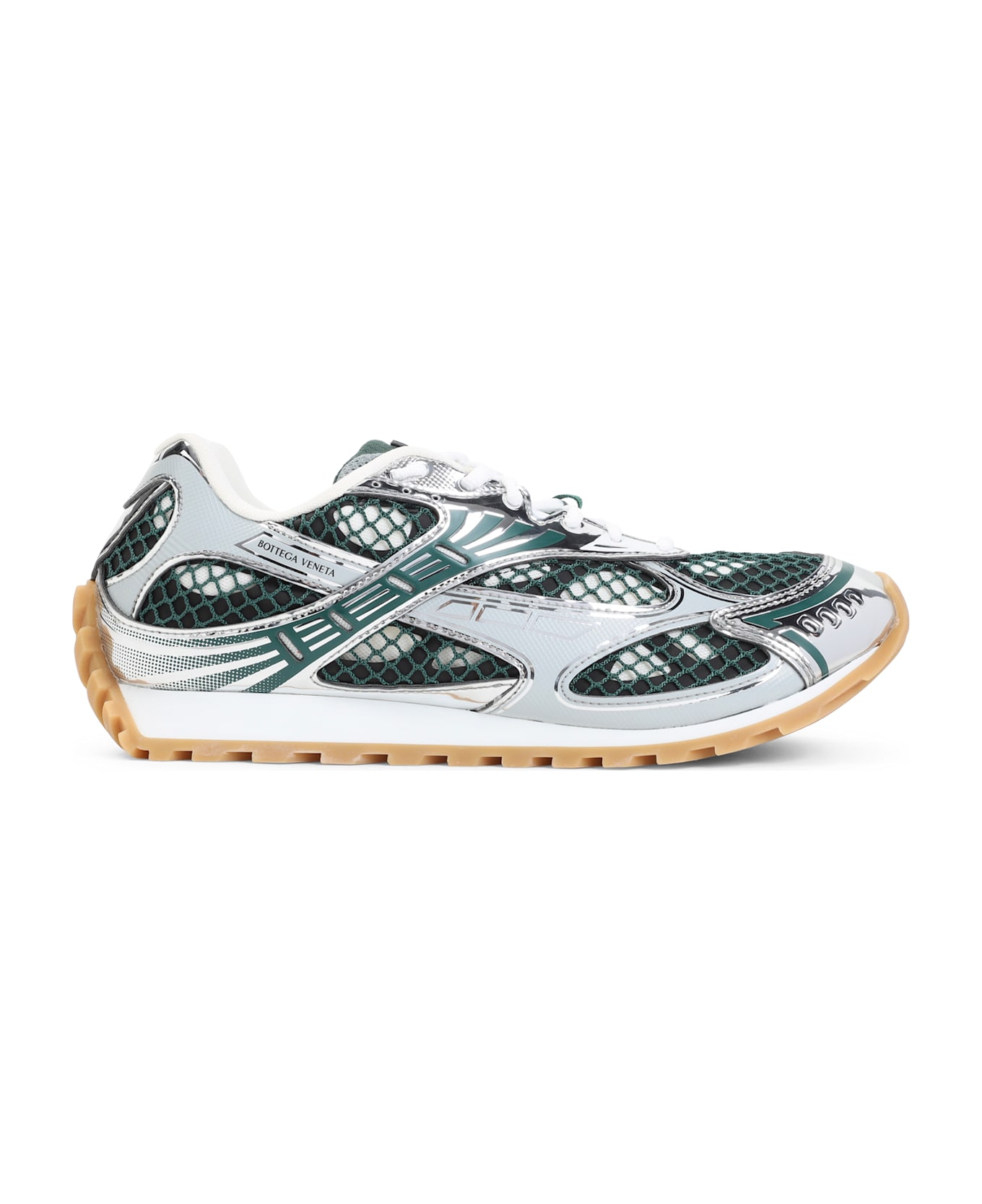Bottega Veneta Orbit Sneakers - Biliard Silver