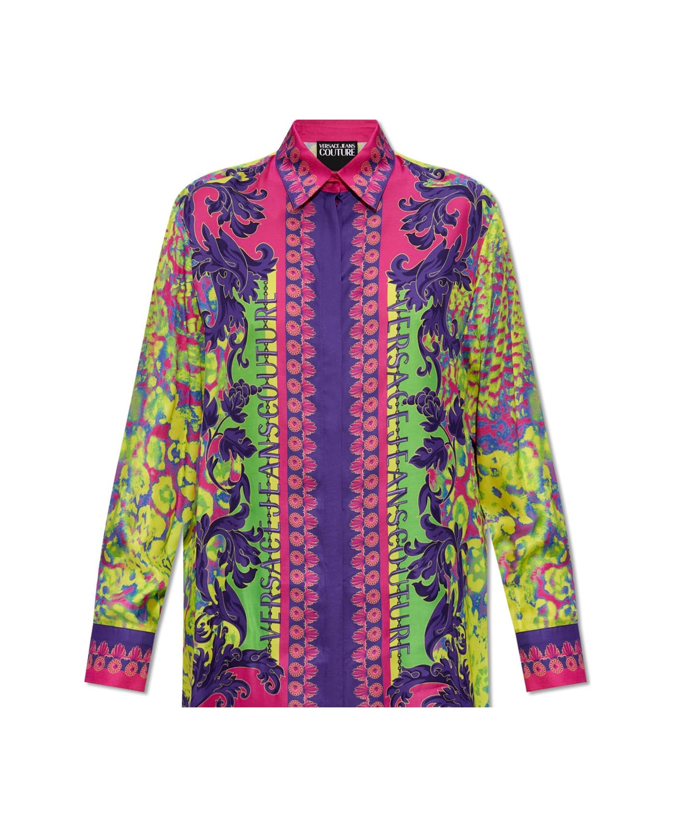 Versace Jeans Couture Shirt With Print And Logo - ACID 76 シャツ