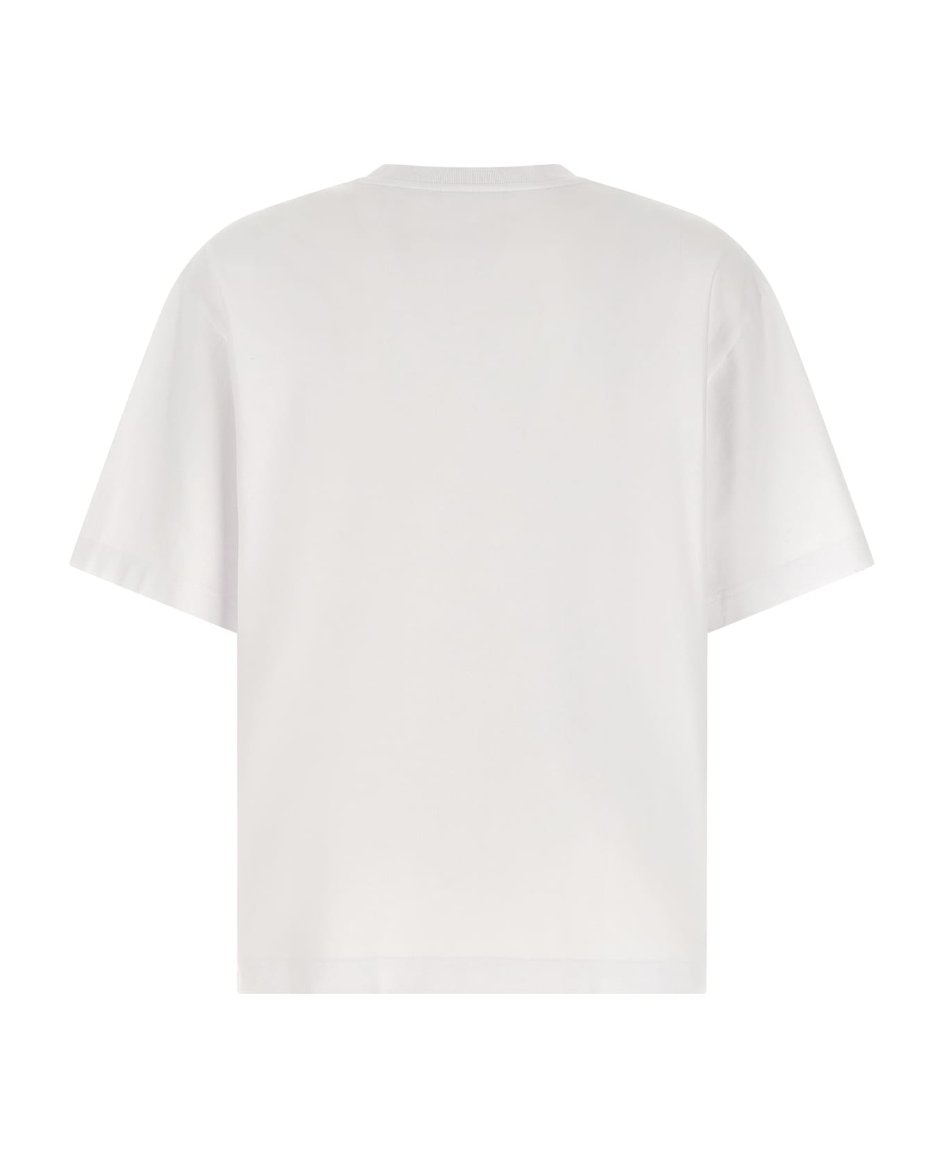 Maison Kitsuné Logo Embroidery T-shirt Maison Kitsuné - BLACK