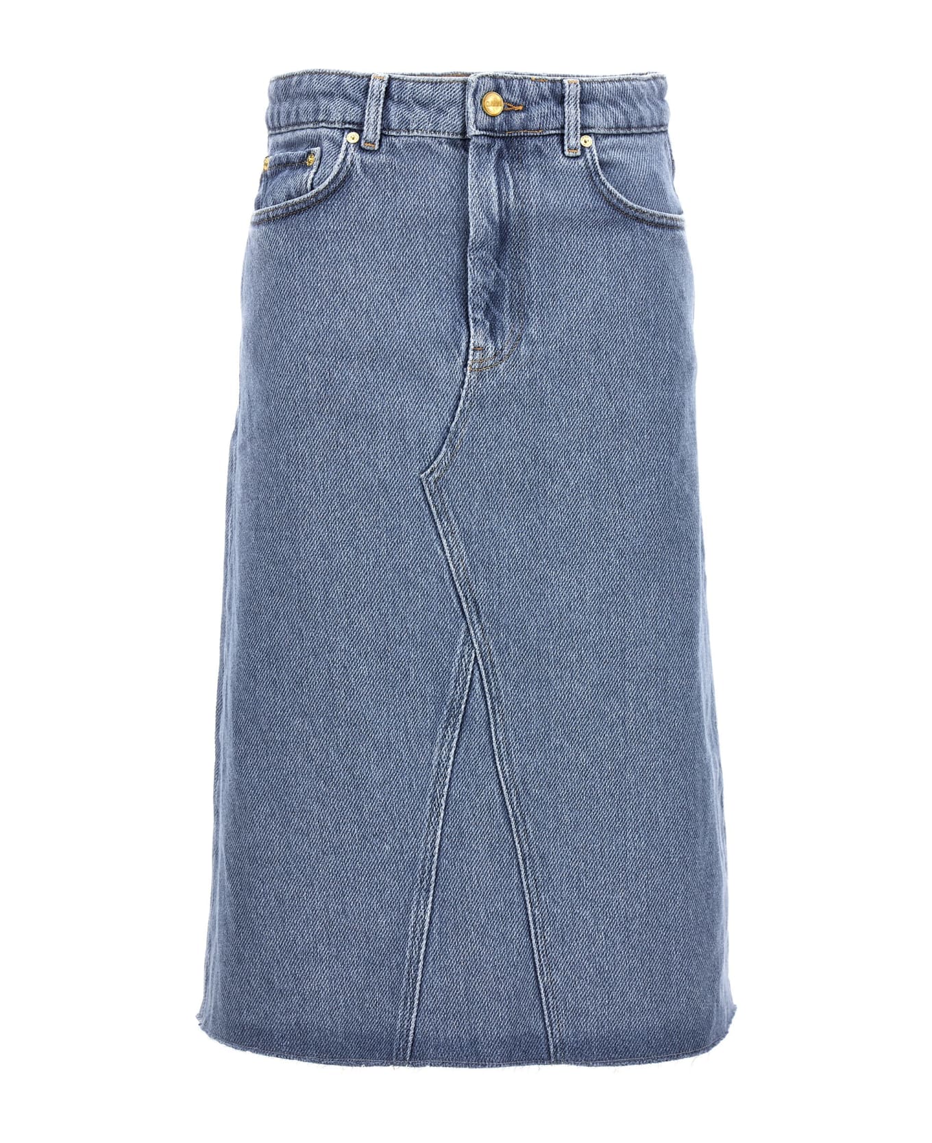 Ganni Denim Skirt - Light Blue
