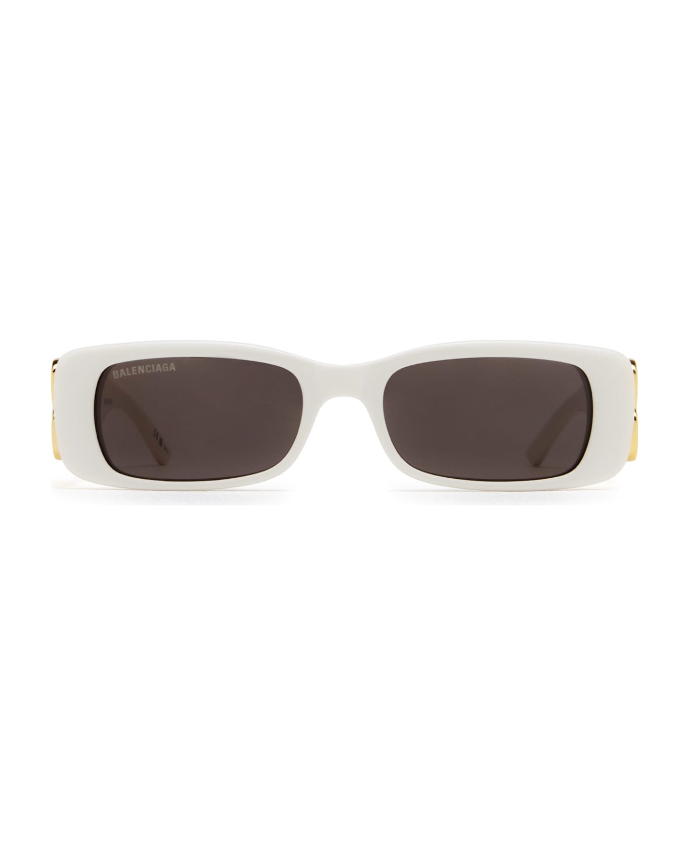 Balenciaga Eyewear Bb0096s Sunglasses - 011 WHITE GOLD GREY
