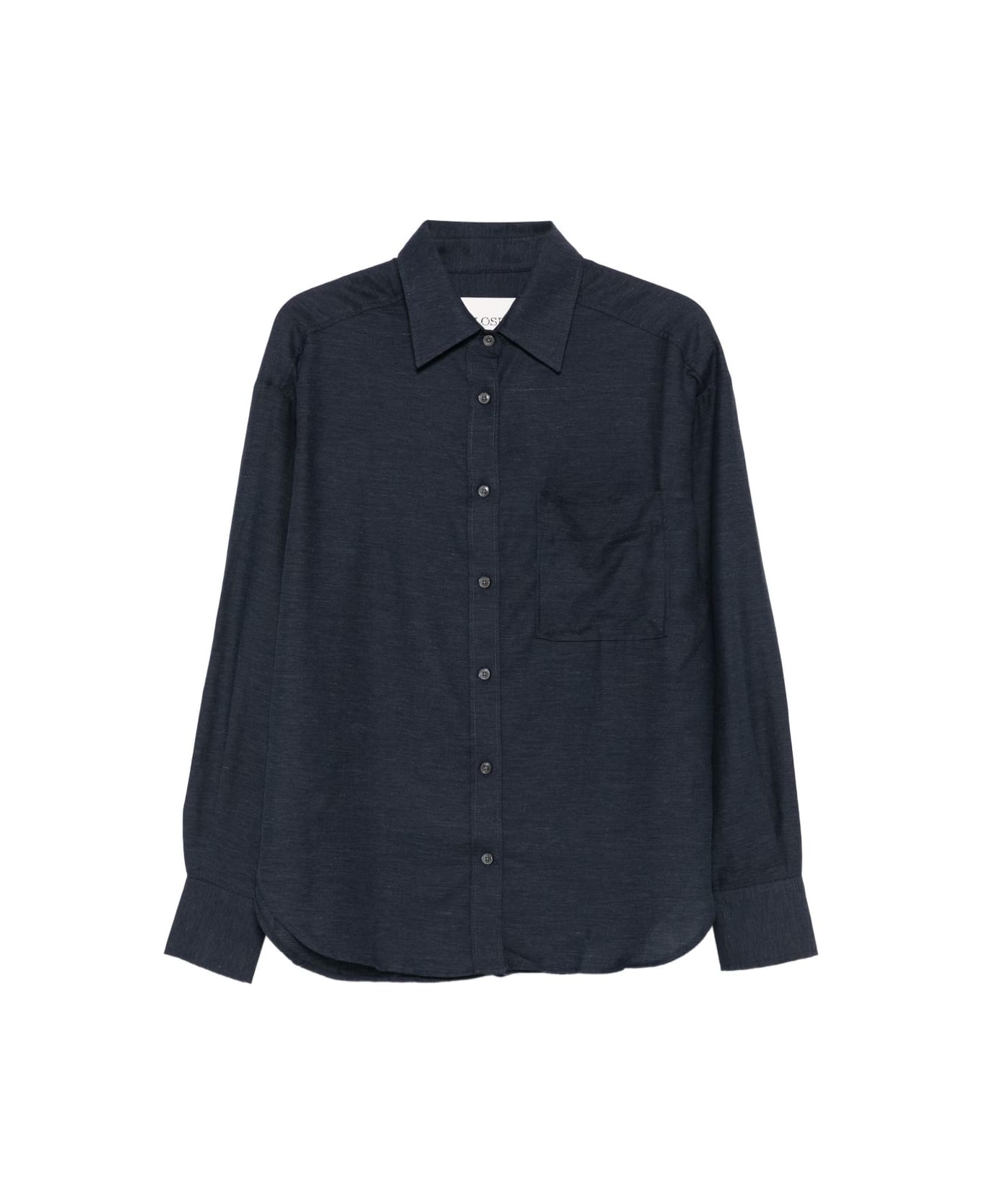 Closed Oversized Cotton Shirt - Blue