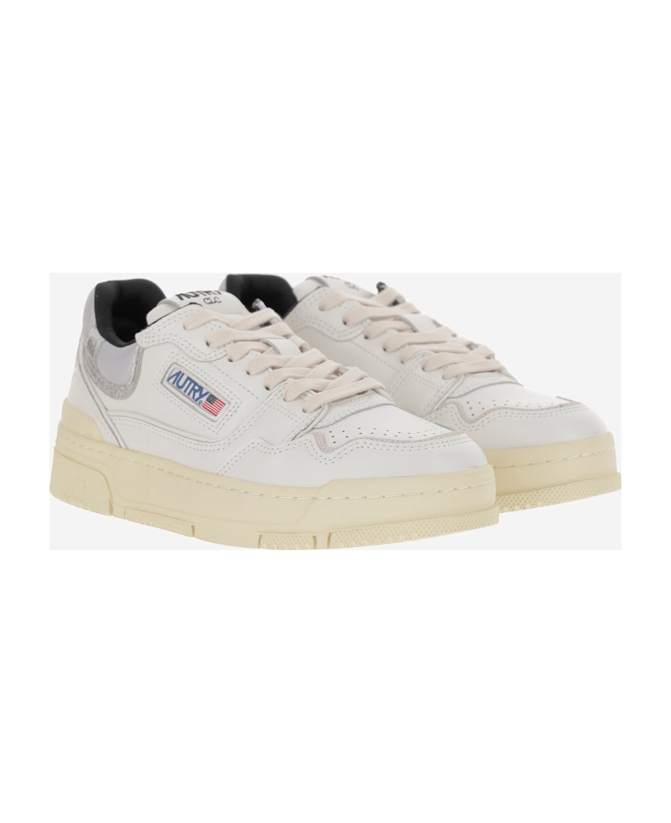 Autry Clc Leather Sneakers - White