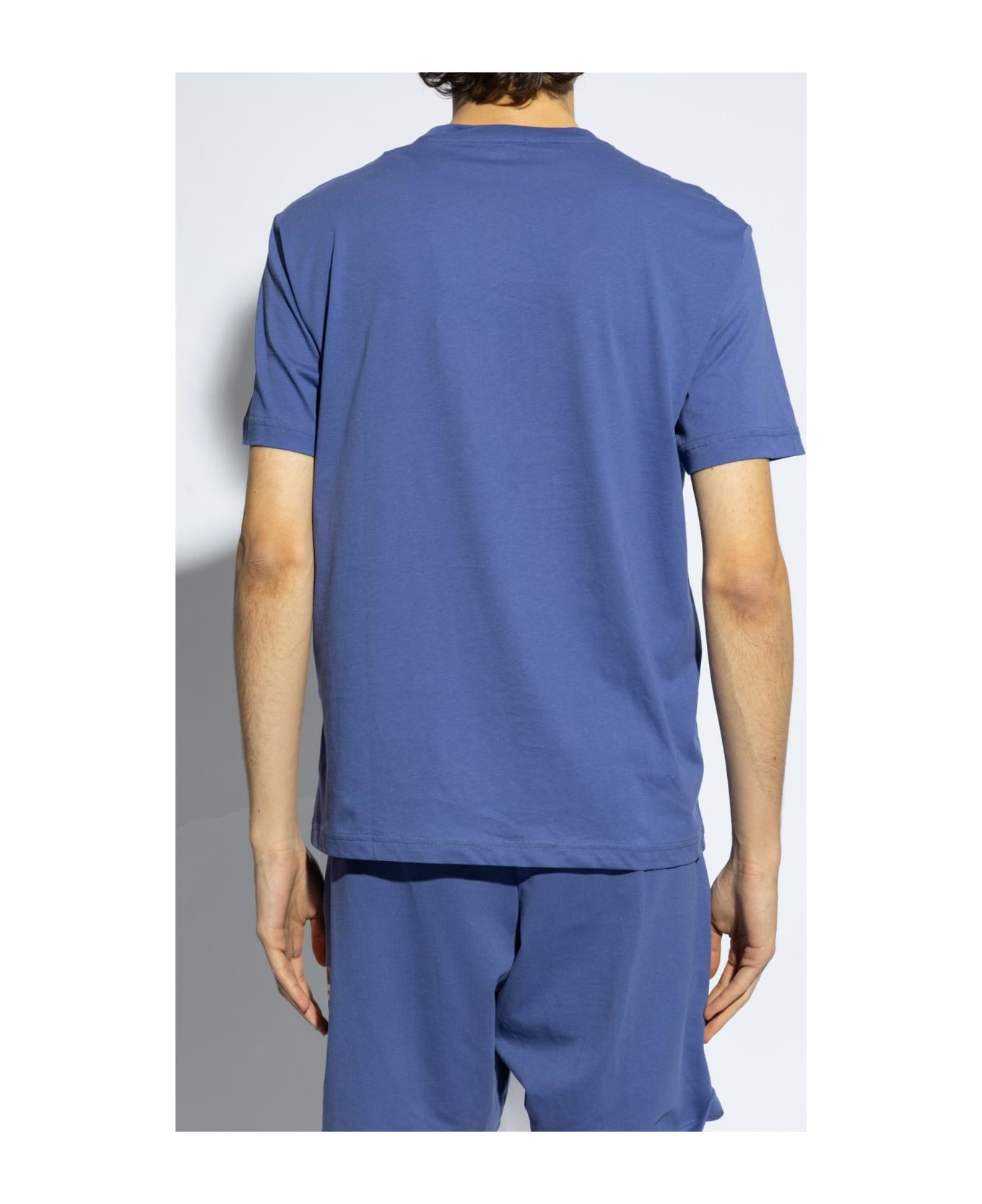 EA7 Emporio Armani T-shirt With Logo - Royal Blue