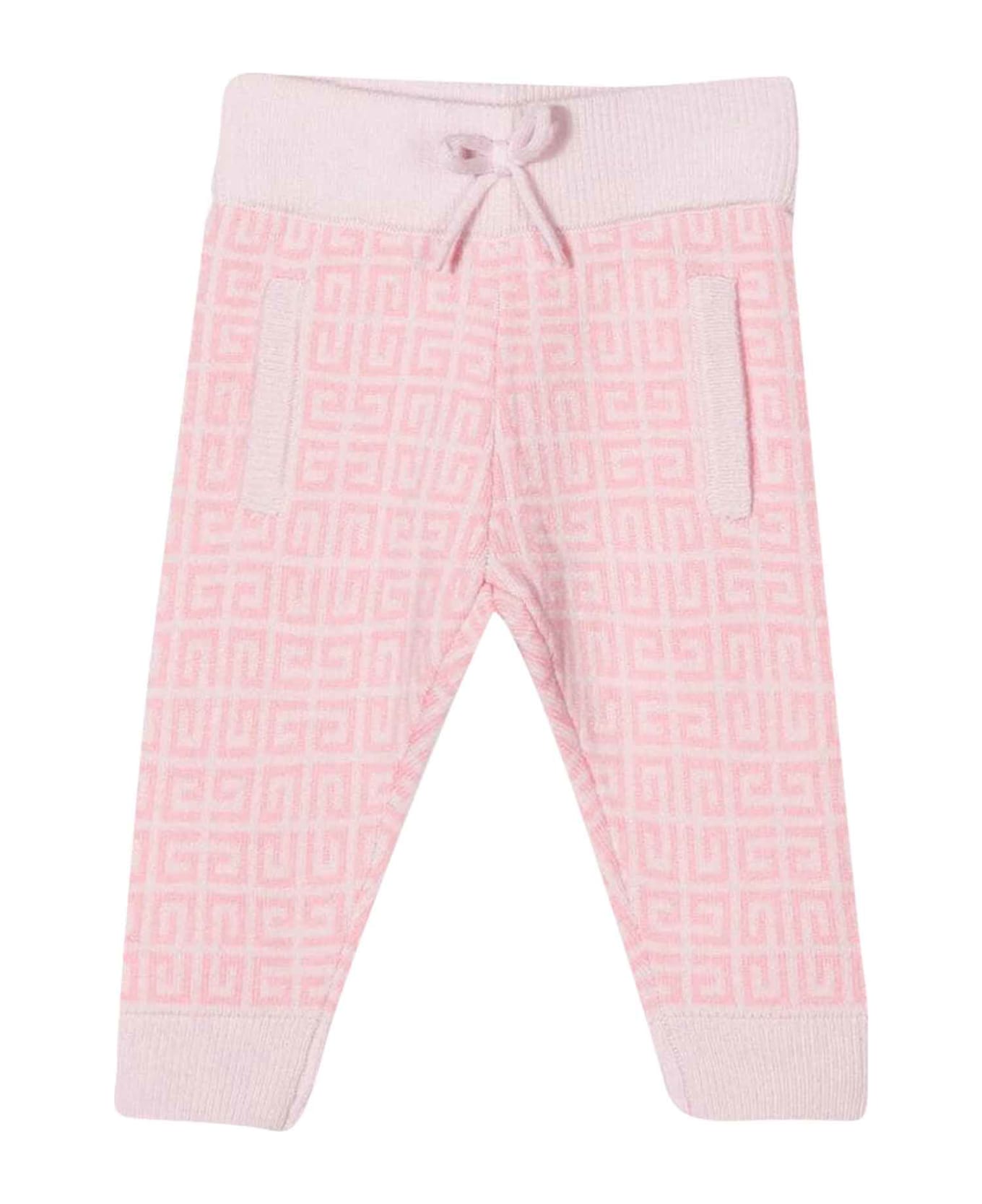 Givenchy Pink Leggings Baby Girl - Rosa