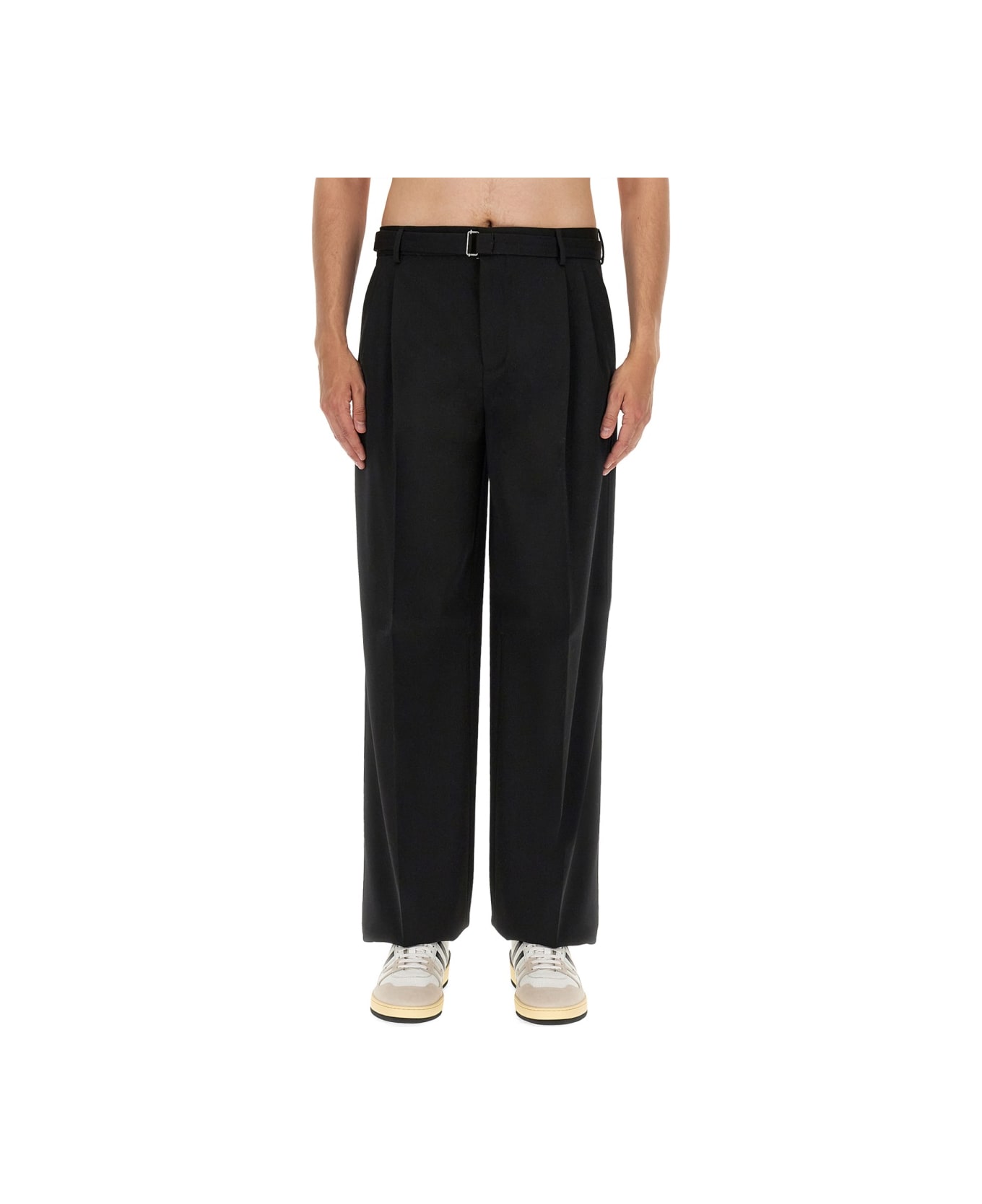 Lanvin Wide Leg Pants - BLACK