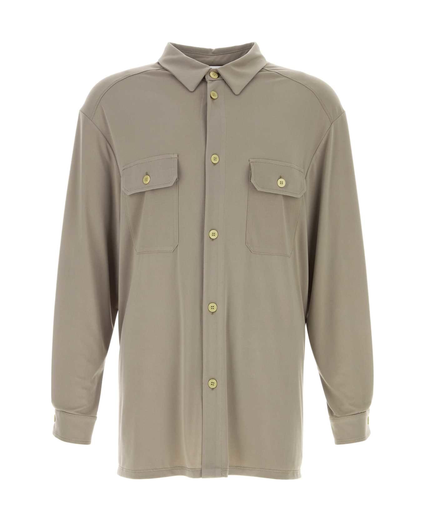 Magliano Khaki Stretch Polyester Vendemmia Shirt - TAUPE