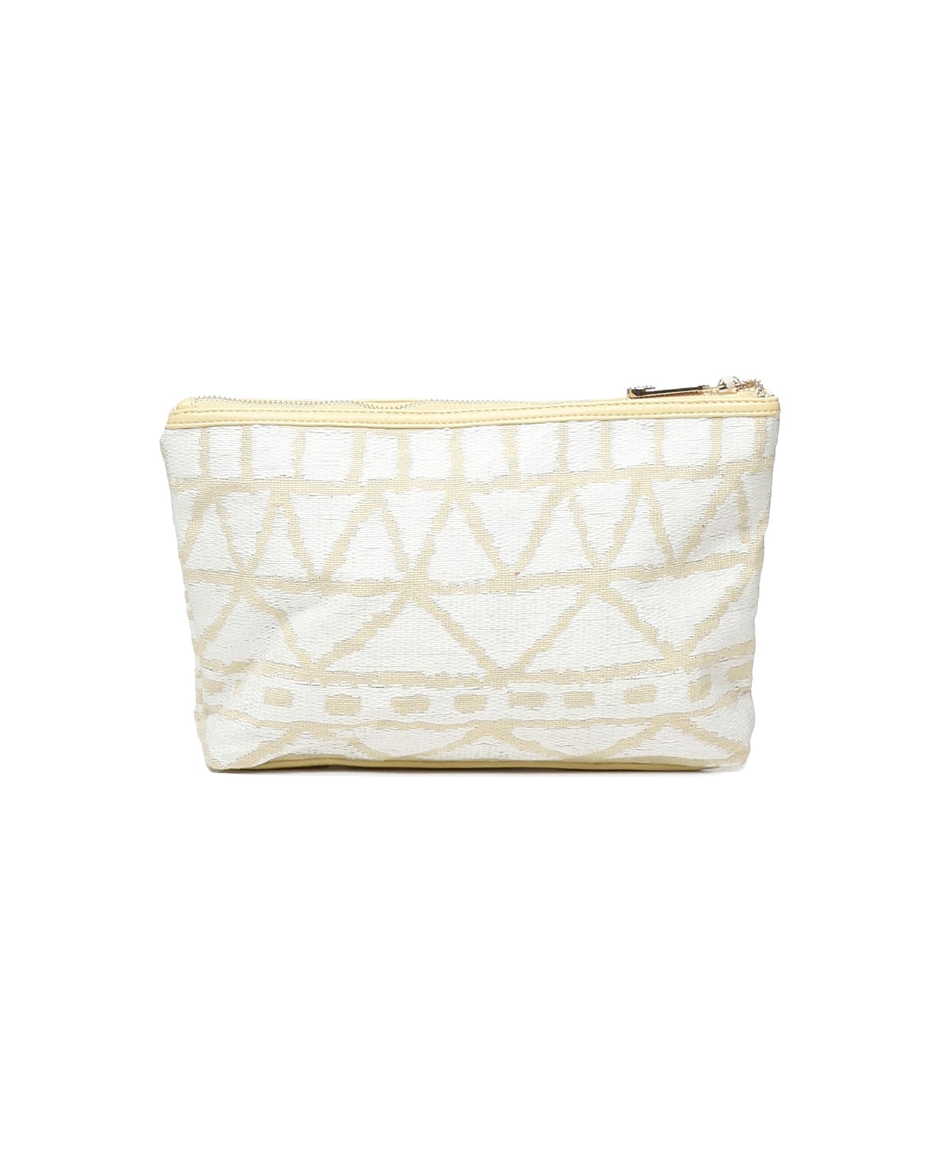 V73 Beauty Beth Pouch - BEIGE, white