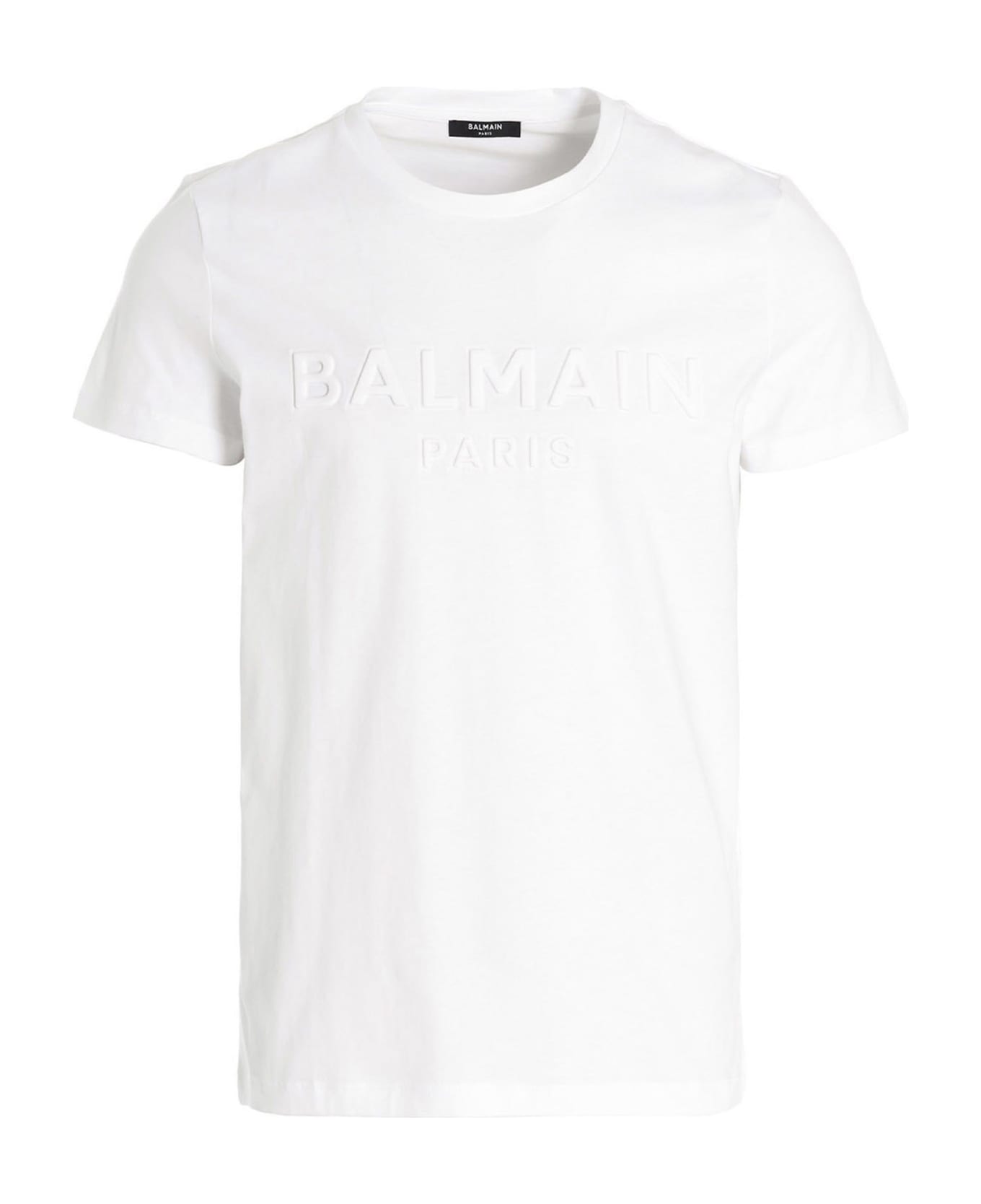 Balmain Embossed Logo T-shirt - White