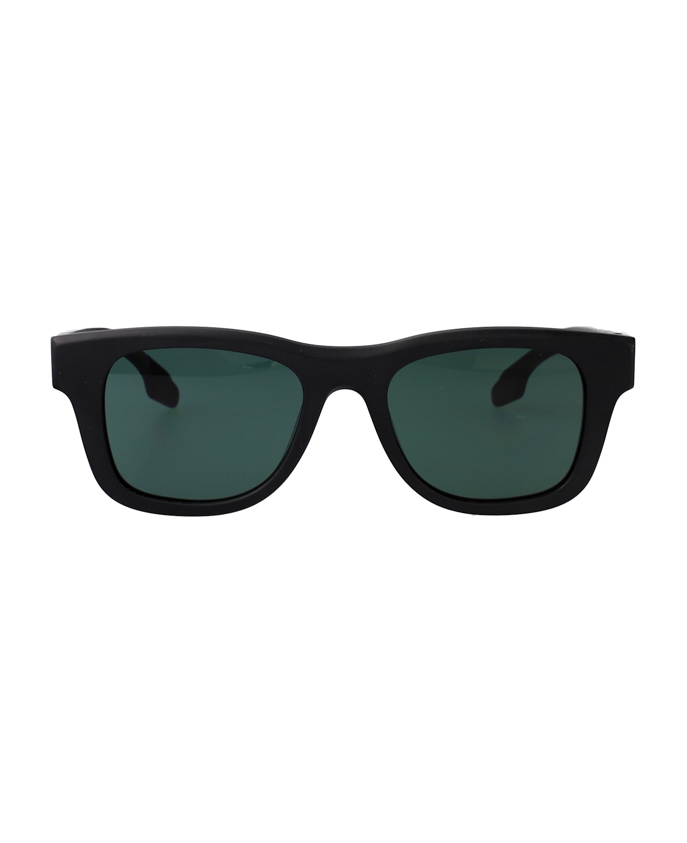 Vision of Super The Way Sunglasses - 003-MBK/G15 Matte Black Green
