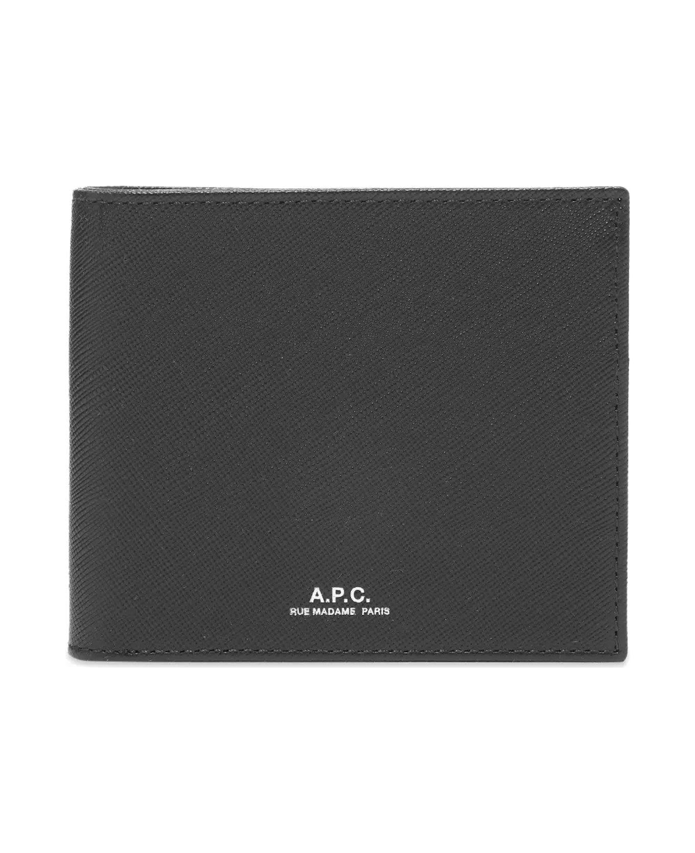 A.P.C. Ally Bifold Wallet - Nero
