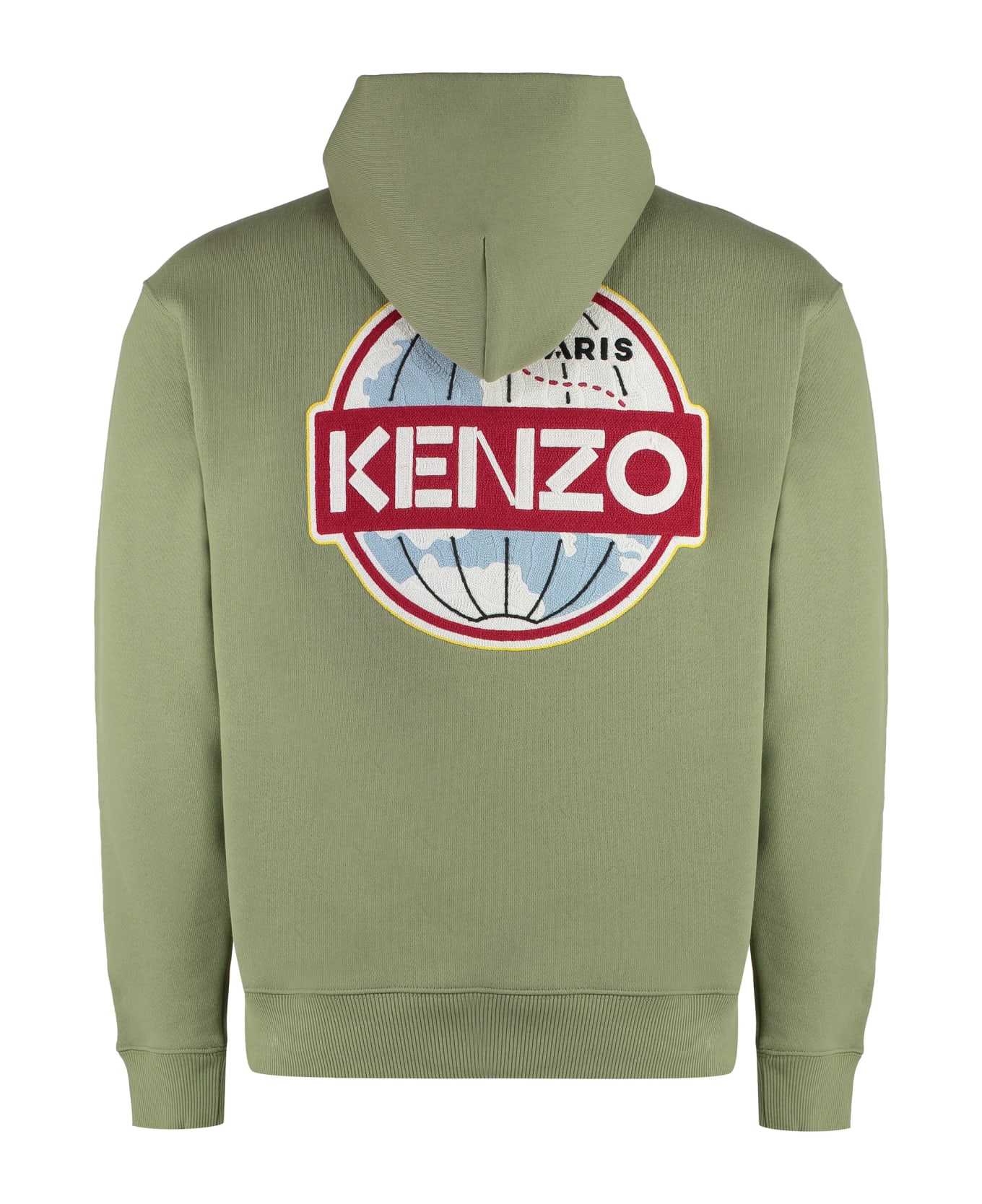 Kenzo Cotton Hoodie - green