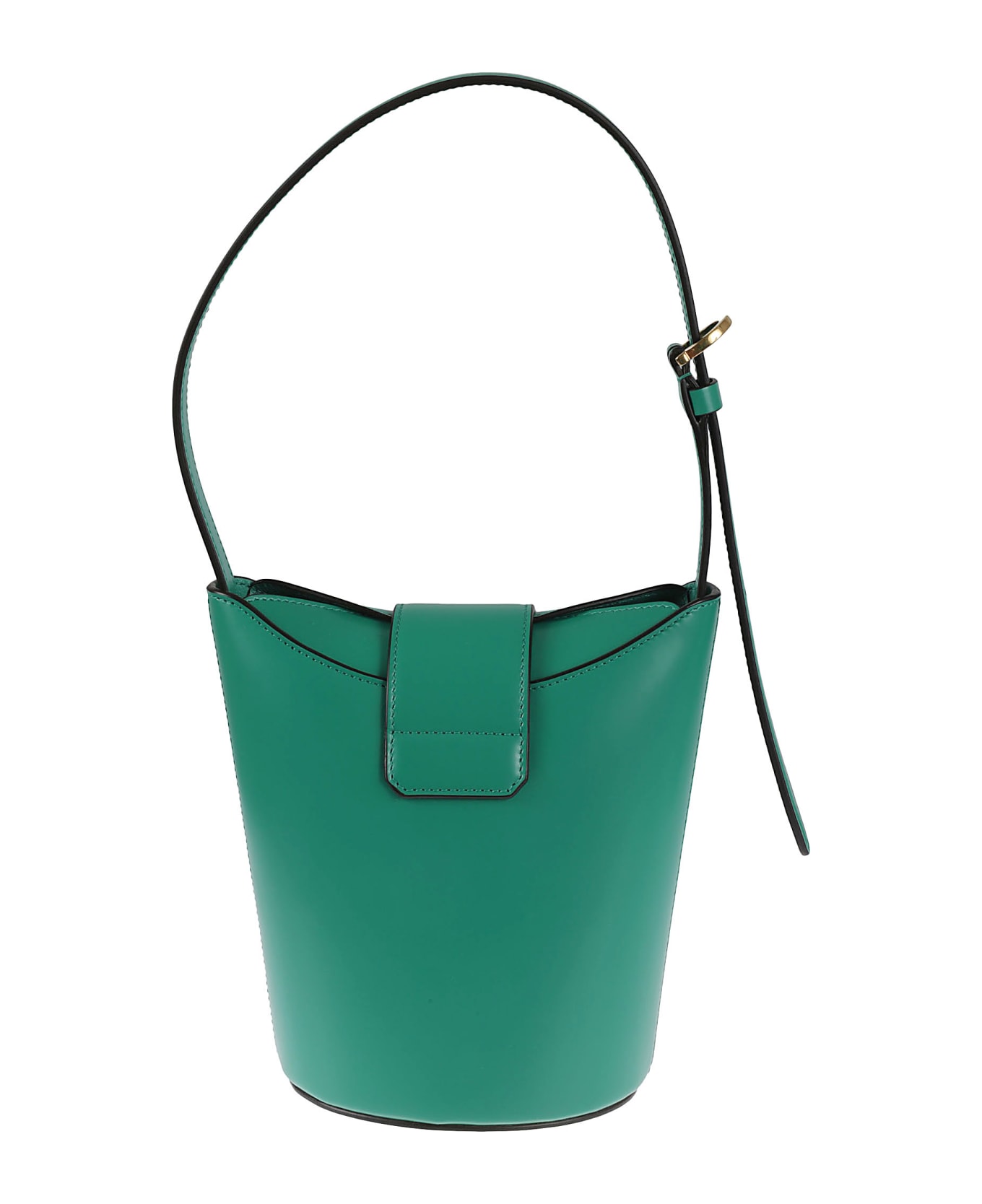 Ferragamo Flap Lock Shoulder Bag - Green