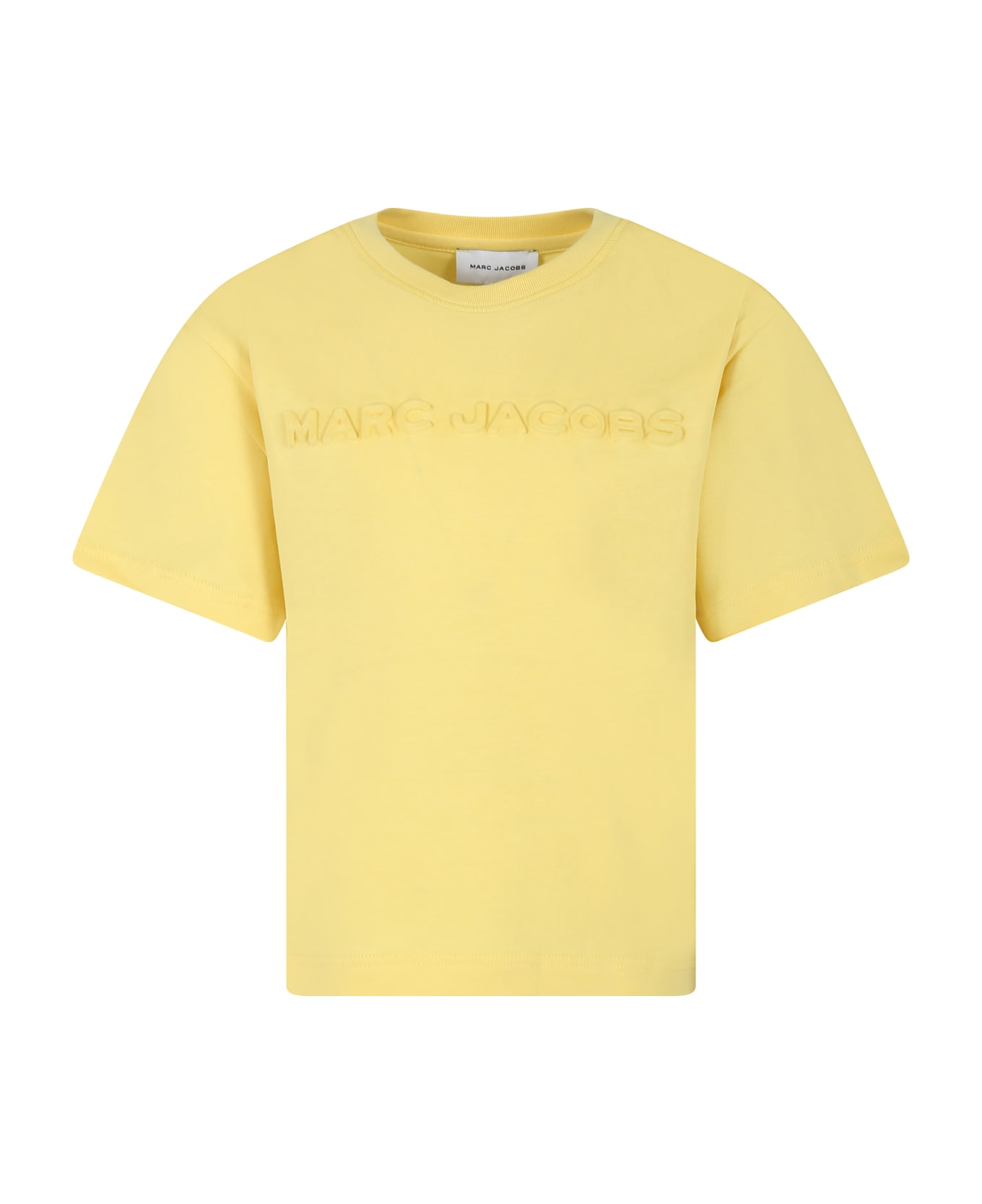 Little Marc Jacobs Yellow T-shirt For Kids With Logo - Yellow