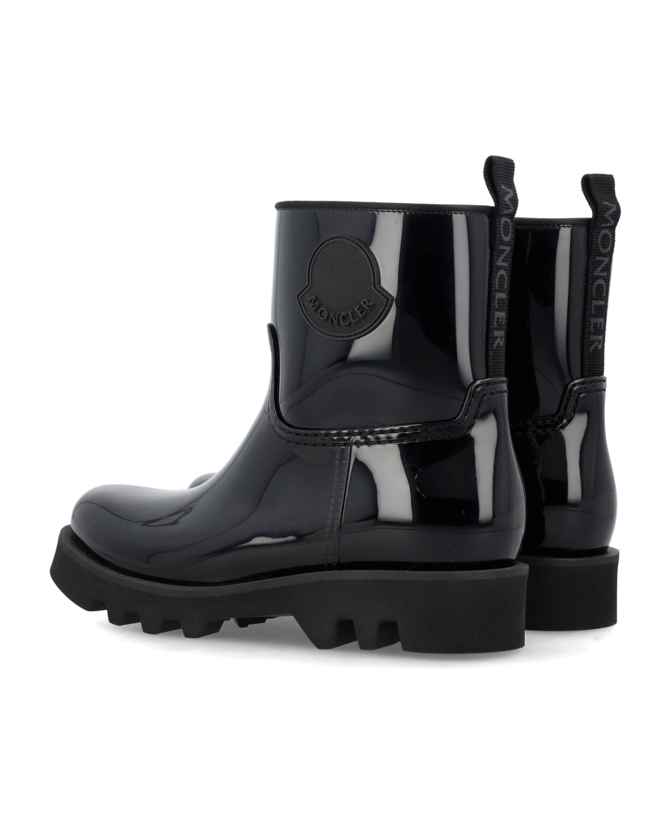 Moncler Ginette Rain Boots - BLACK