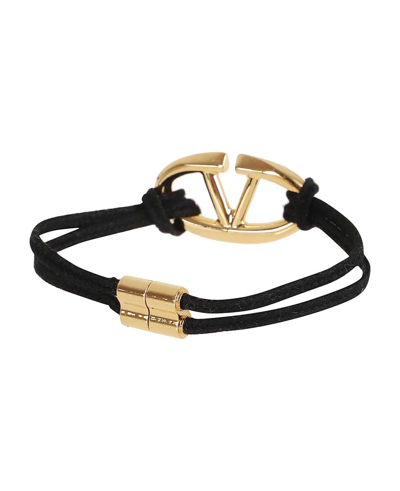 Valentino Garavani Bracelet (35mm) Vlogo The Bold Edition - No Nero