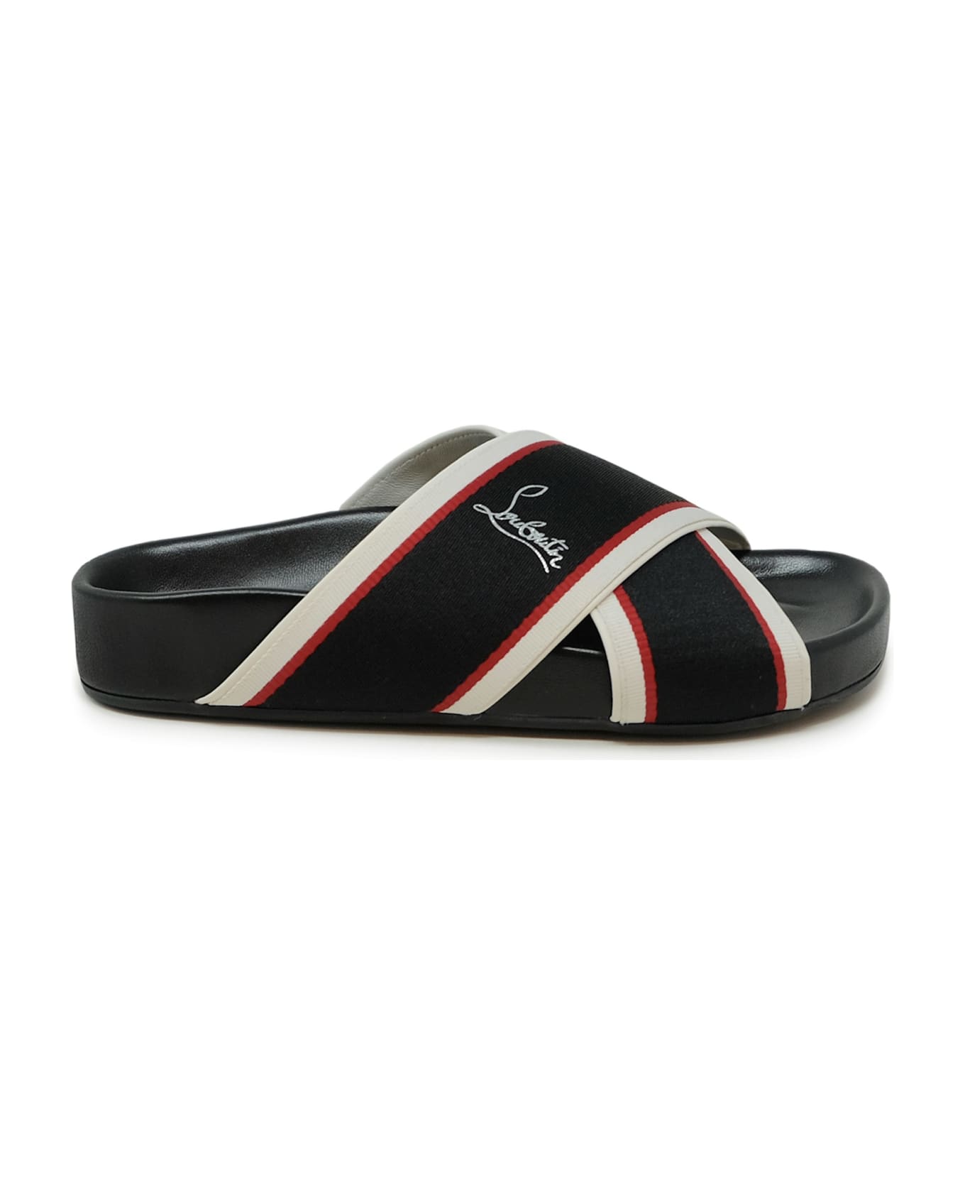Christian Louboutin Hot Cross Bizz Sandals - Black サンダル
