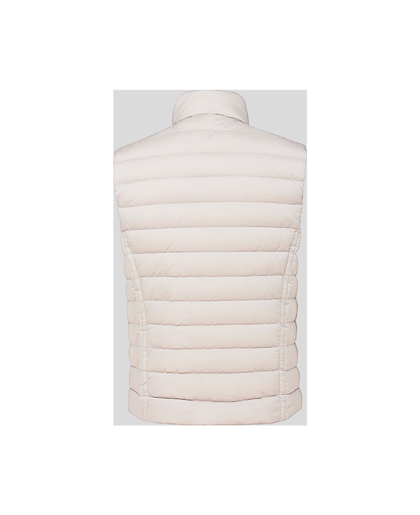 Moorer White Down Jacket - Stone