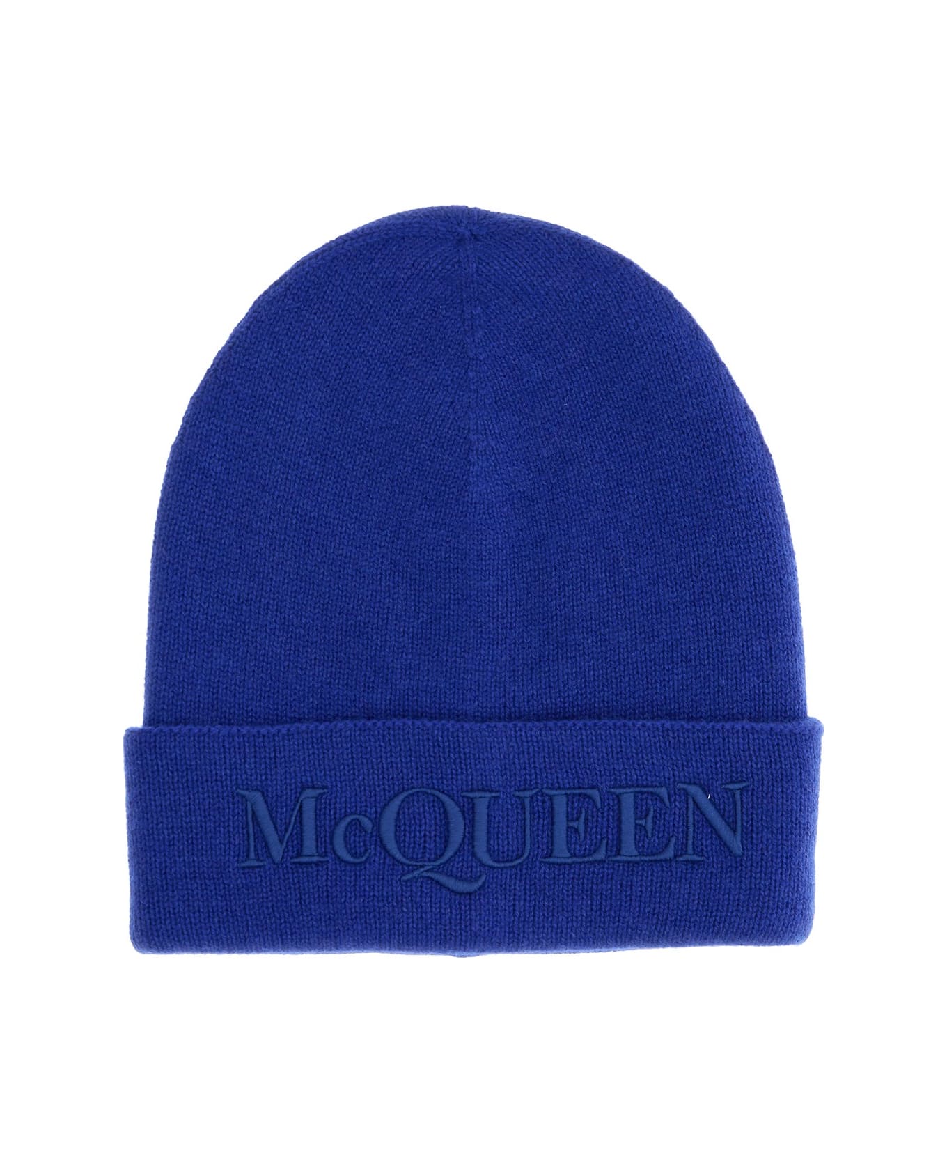 Alexander McQueen Hat With Logo - BLU