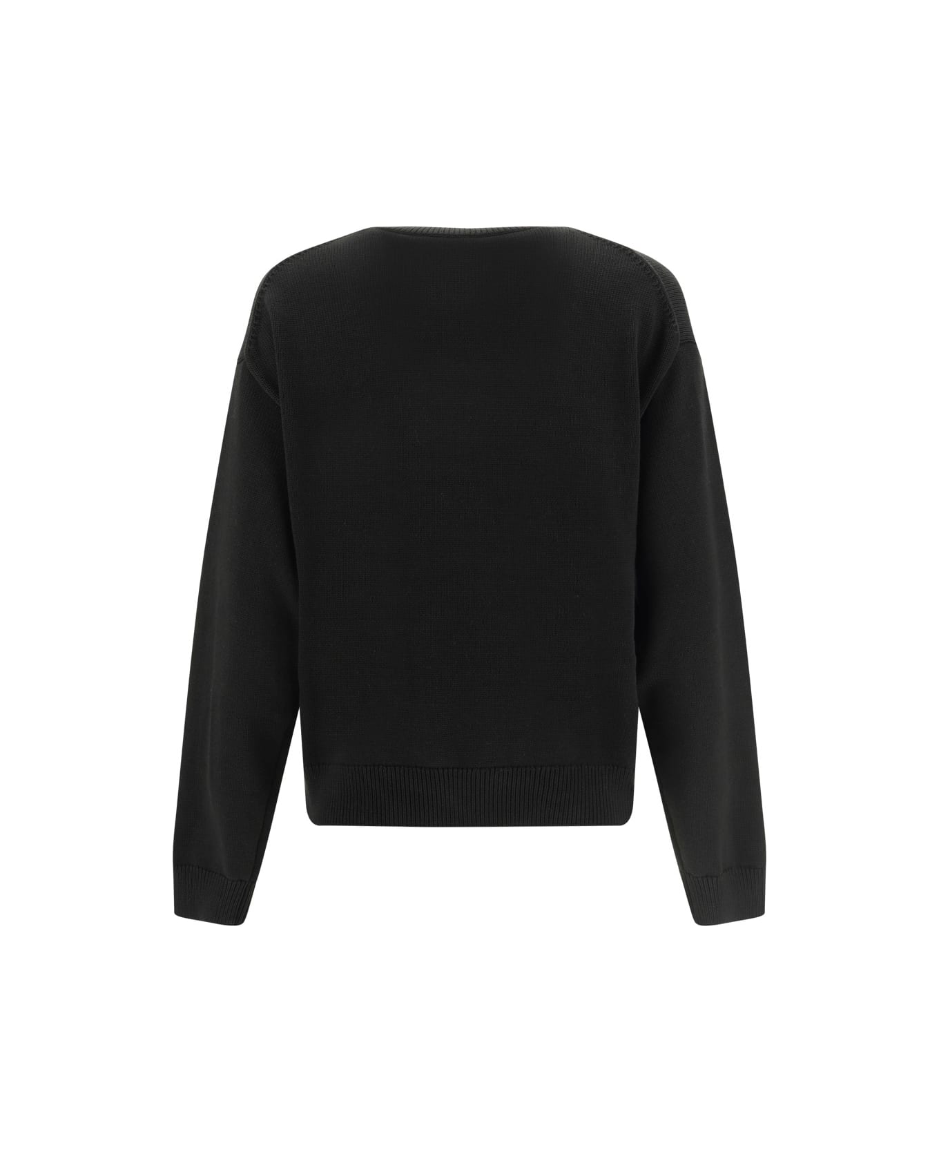 Kenzo Cotton Crew-neck Sweater - BLACK