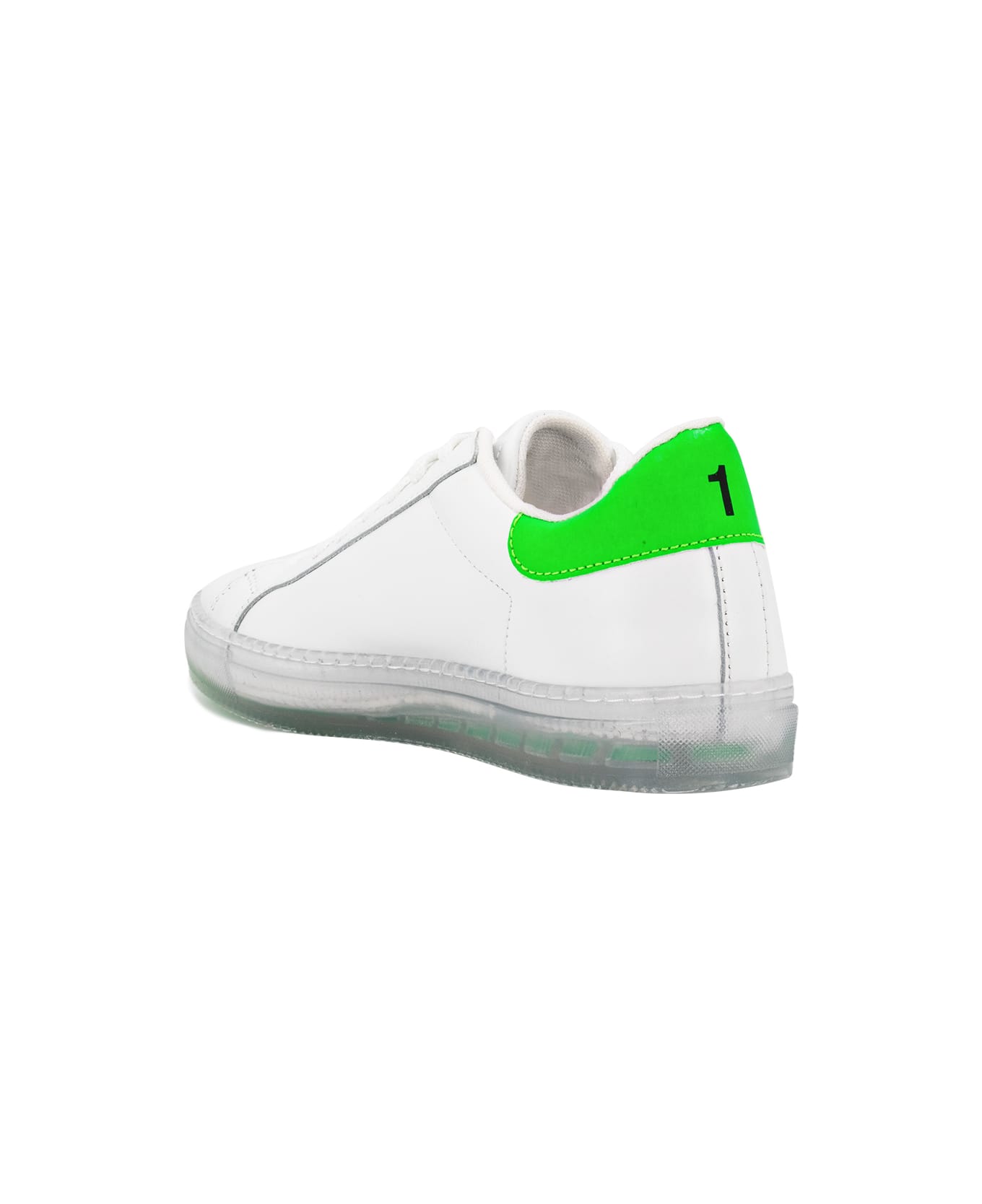 Kiton Sneaker - WHITE GREEN