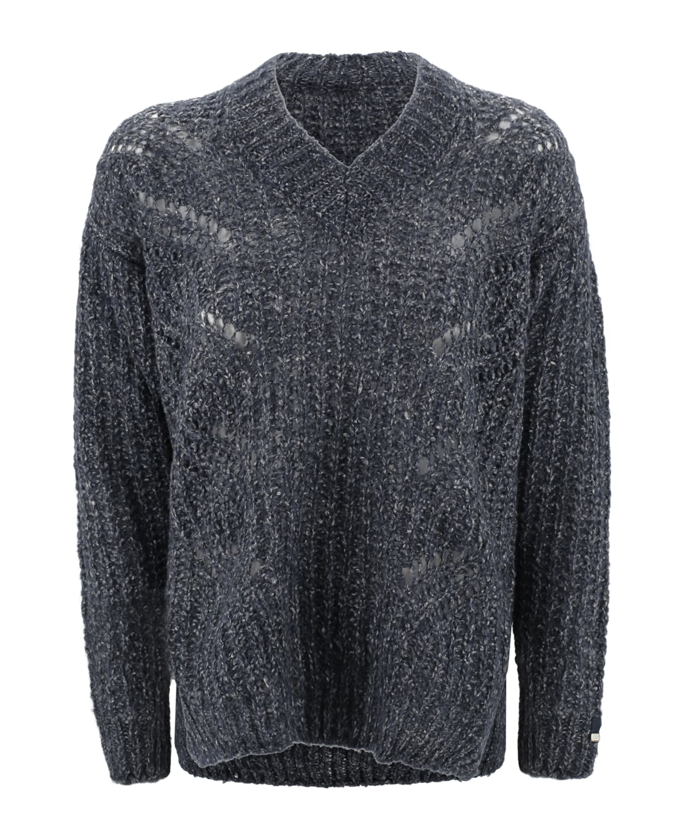 Herno Open-knit Sweater - Blue